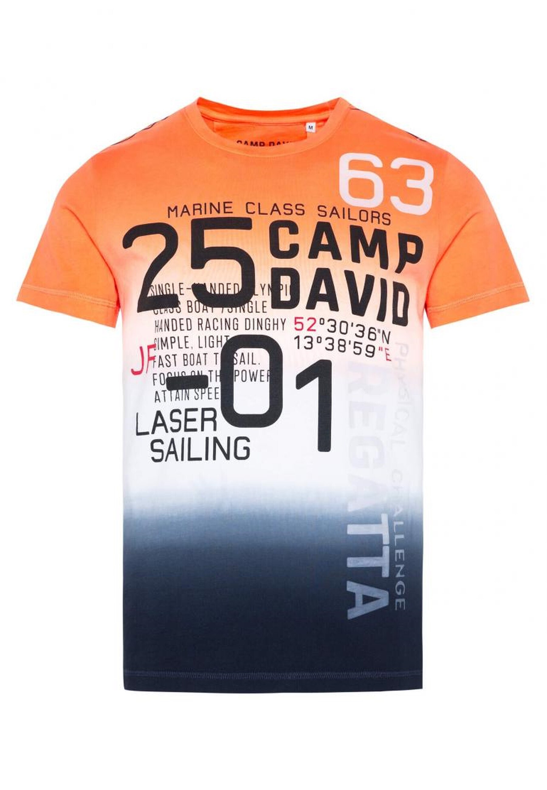 Camp David T-Shirt Laser Sailing Kurzarmshirt - Bild 1