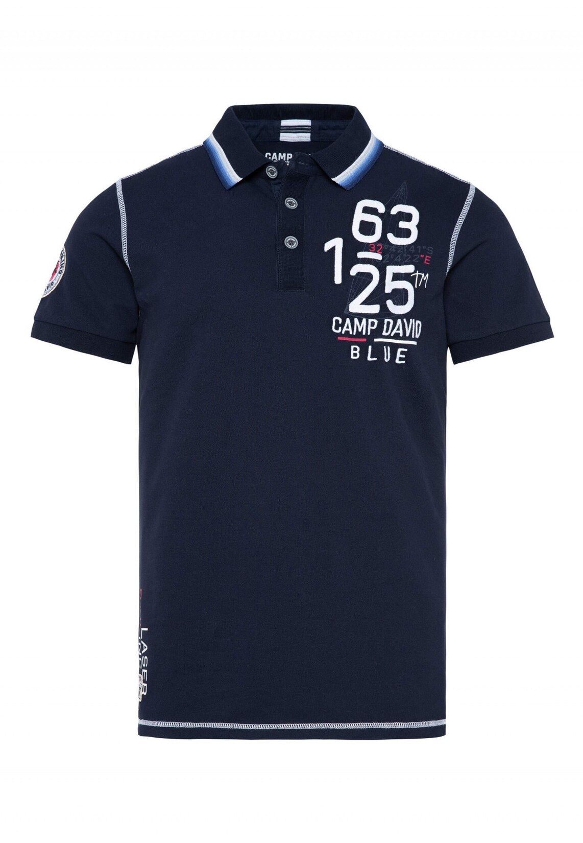 Camp David Poloshirt Laser Sailing Kurzarmshirt | 04061519215619