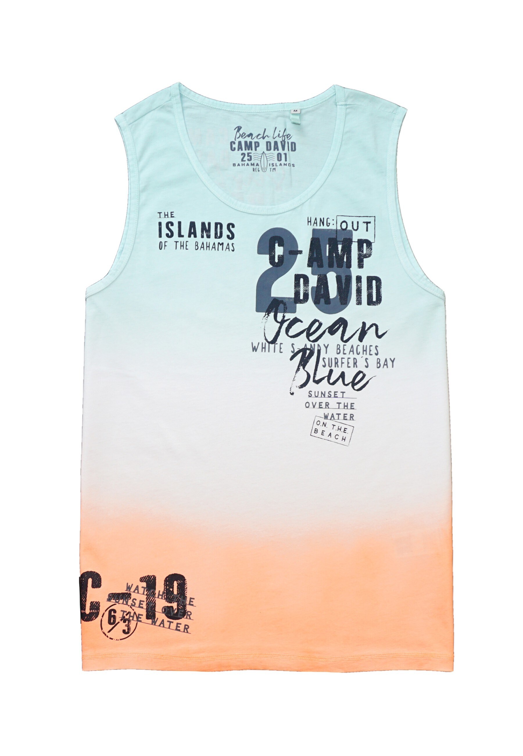 Camp David Tanktop Beach Life &auml;rmelloses T-Shirt - Bild 1