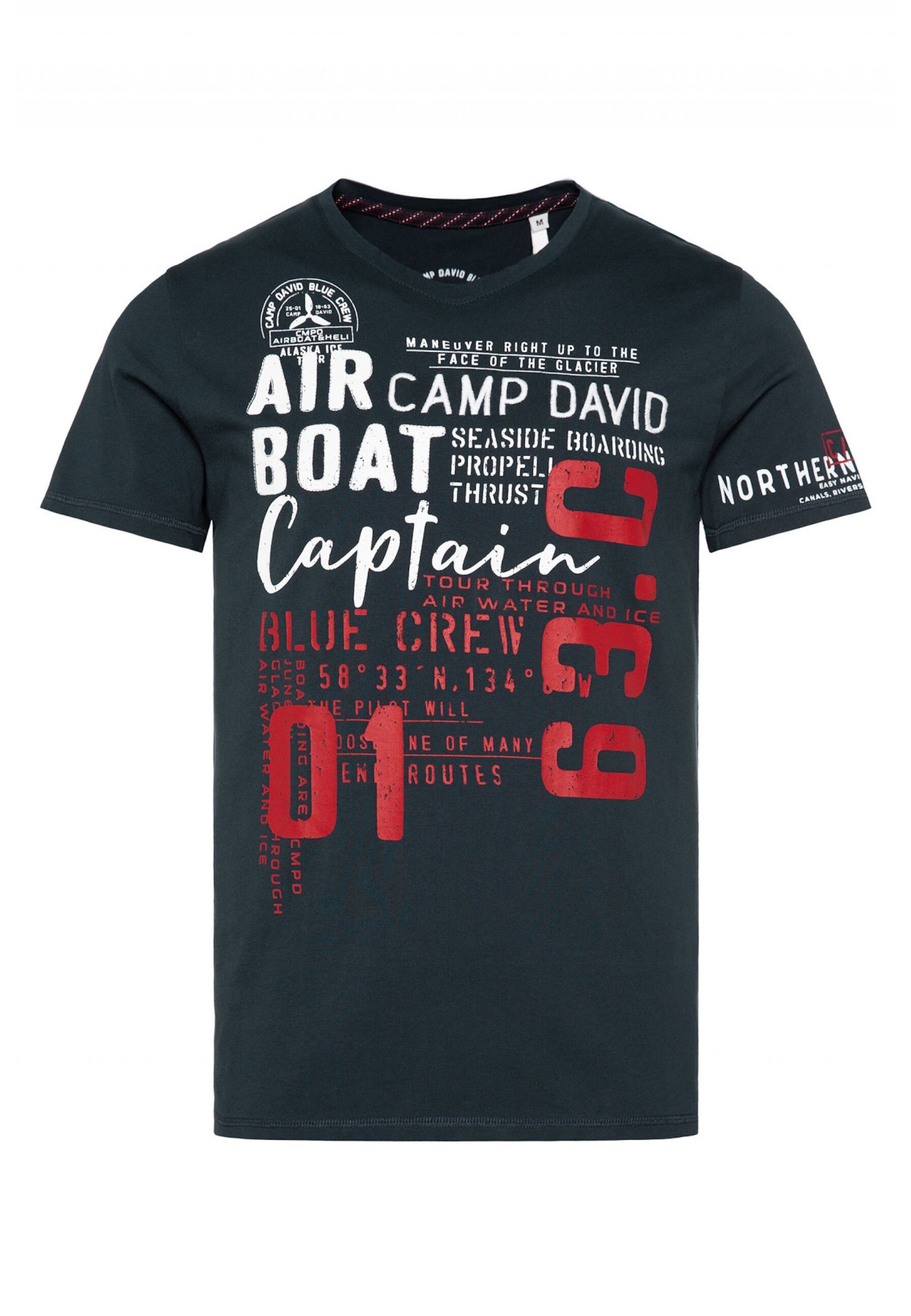 Camp David T-Shirt ALASKA ICE TOUR Kurzarmshirt - Bild 1
