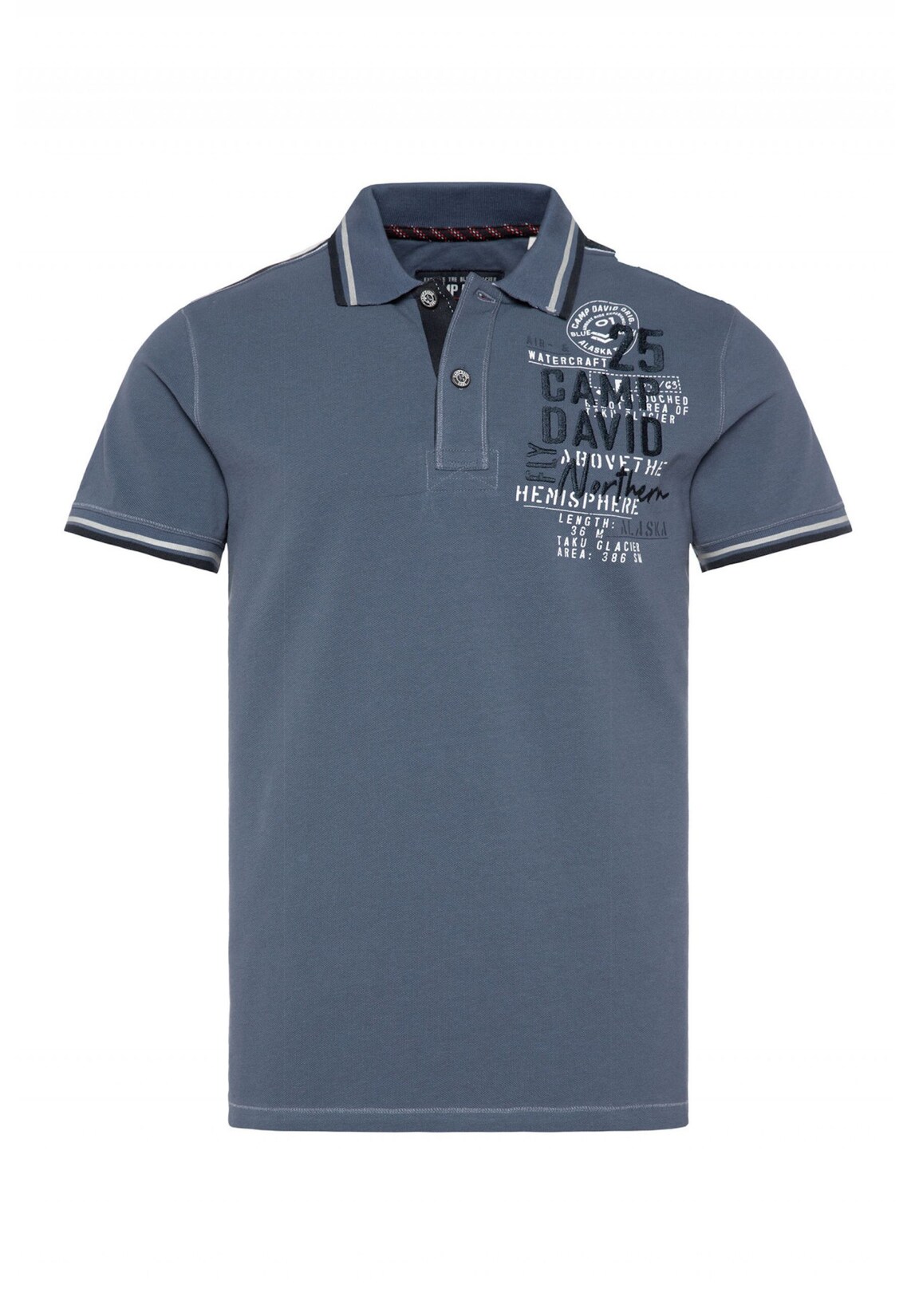 Camp David Poloshirt ALASKA ICE TOUR Polo-Kurzarmshirt | 04061519273756