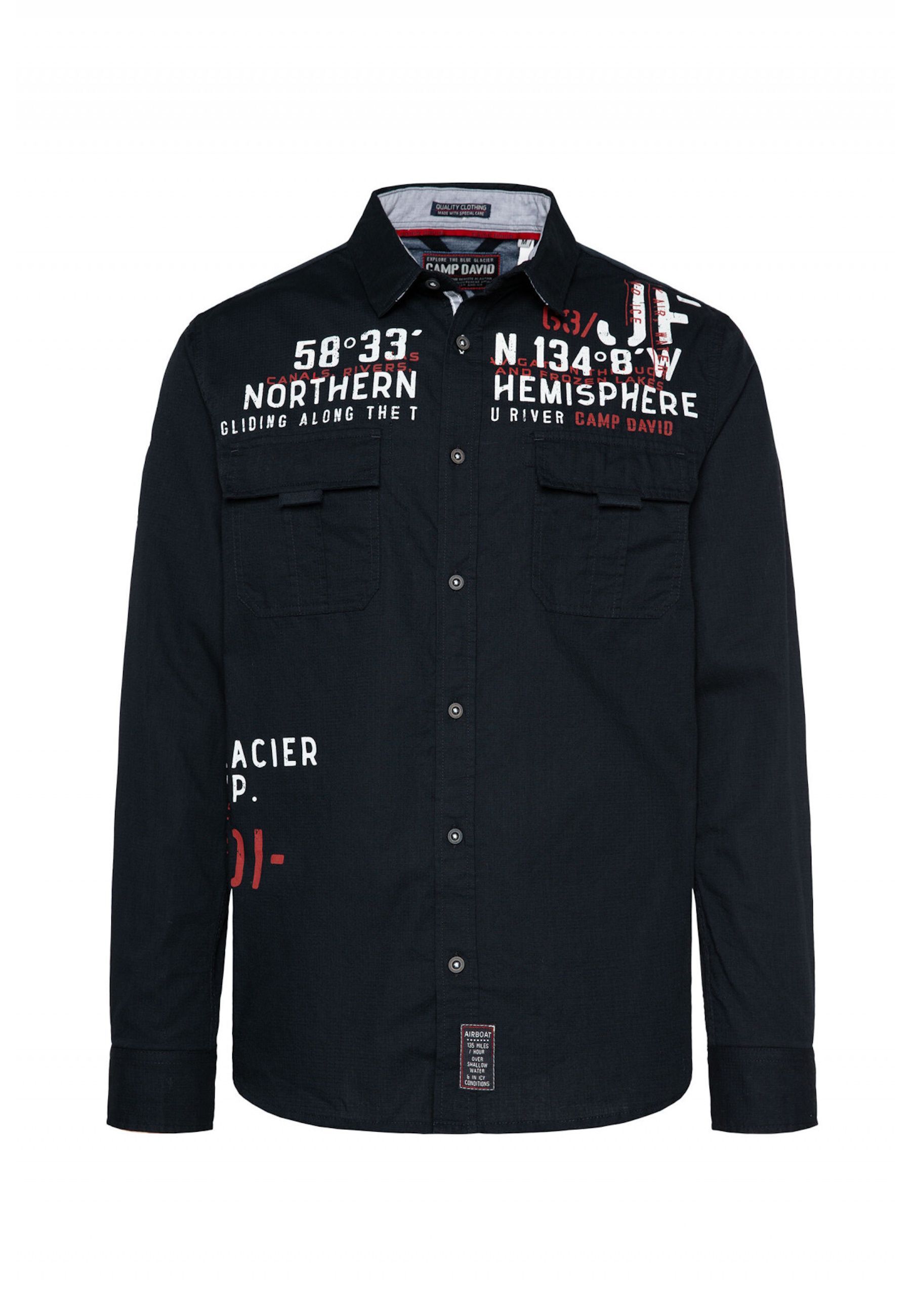 Camp David Hemd Alaska Ice Tour Langarmhemd - Bild 1
