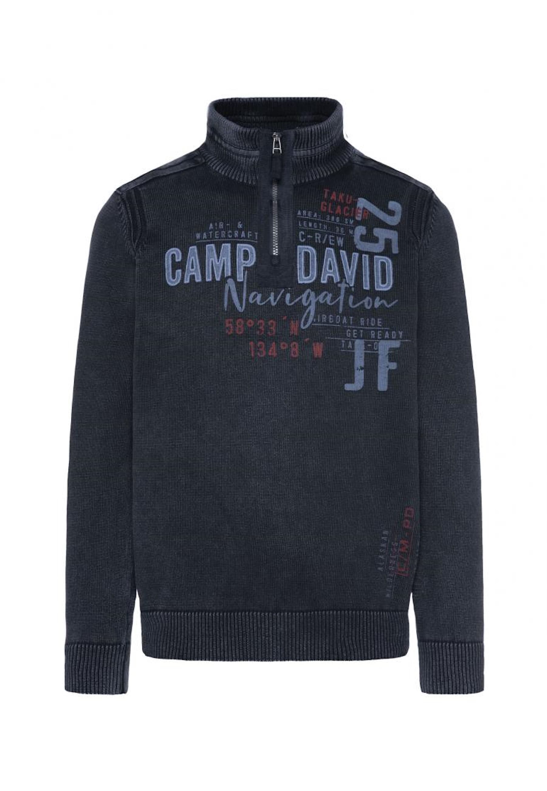 Camp David Pullover Strickpullover Troyer - Bild 1