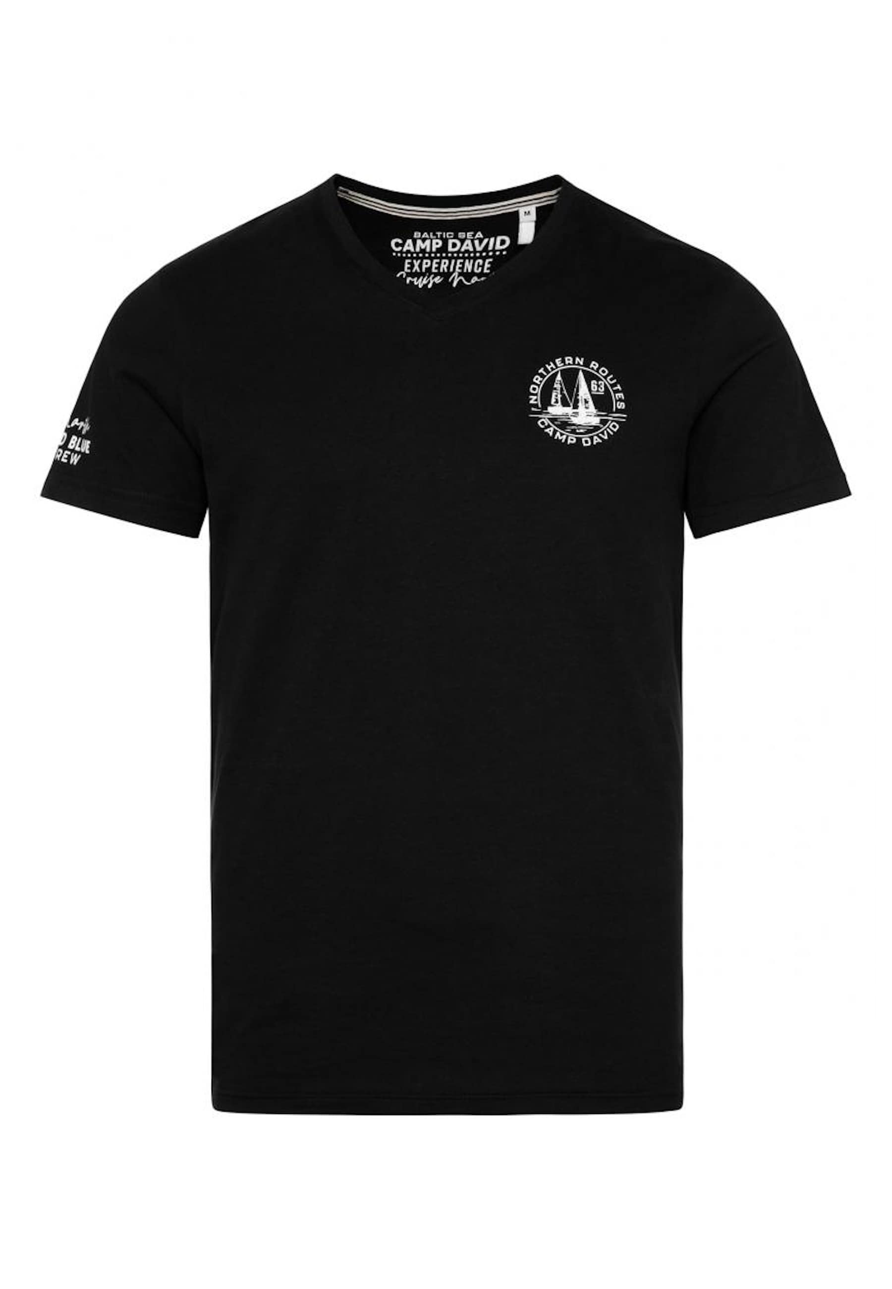 Camp David T-Shirt CRUISE NORTH Kurzarmshirt - Bild 1