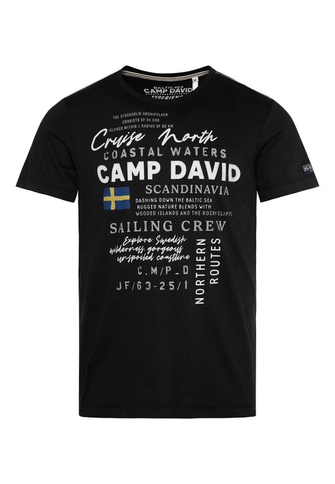 Camp David T-Shirt CRUISE NORTH Kurzarmshirt | 04061519342001