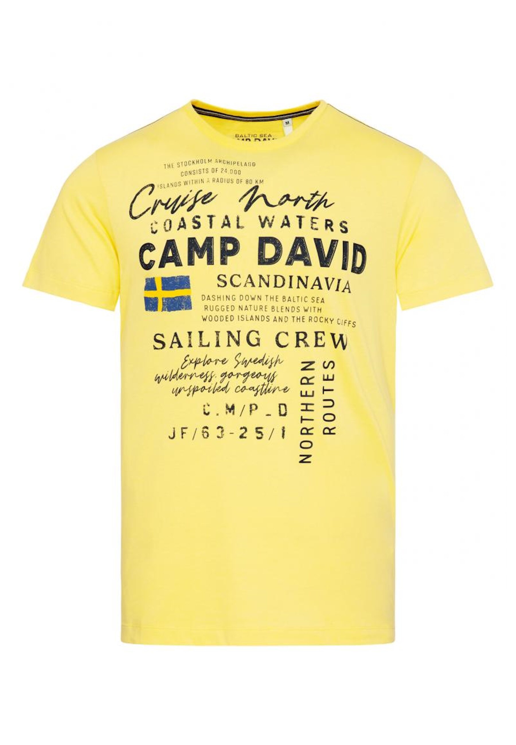 Camp David T-Shirt CRUISE NORTH Kurzarmshirt - Bild 1