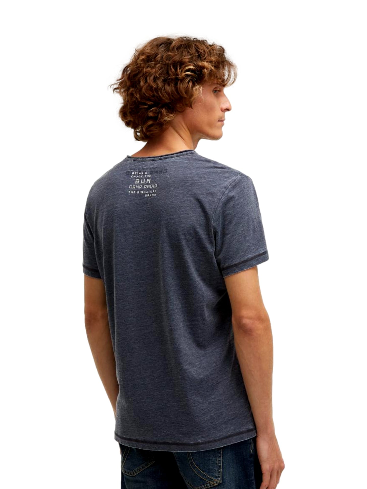 Camp David T-Shirt Oceanfront Kurzarmshirt - Bild 1