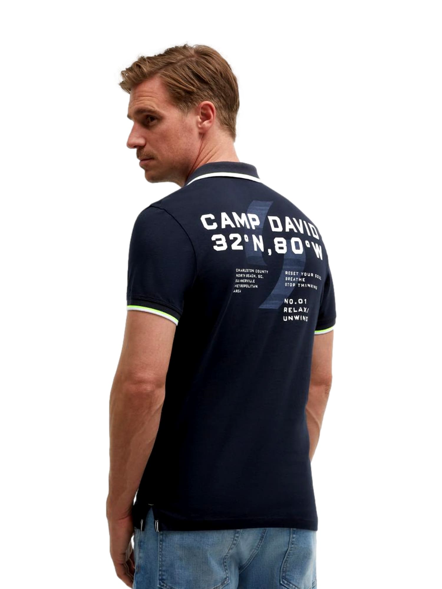 Camp David Poloshirt Oceanfront Kurzarmshirt mit Polokragen - Bild 1
