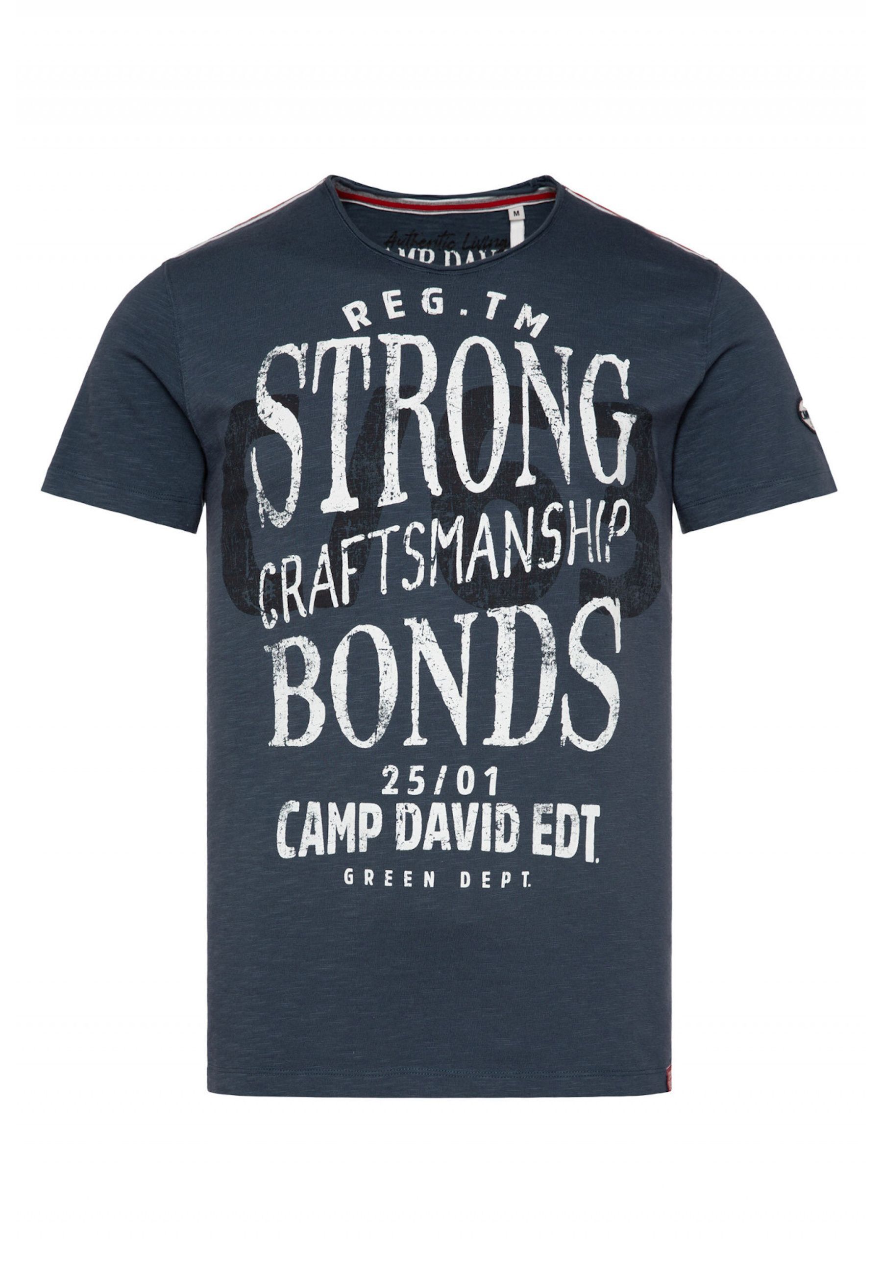 Camp David T-Shirt THE CRAFTSMEN Kurzarmshirt - Bild 1