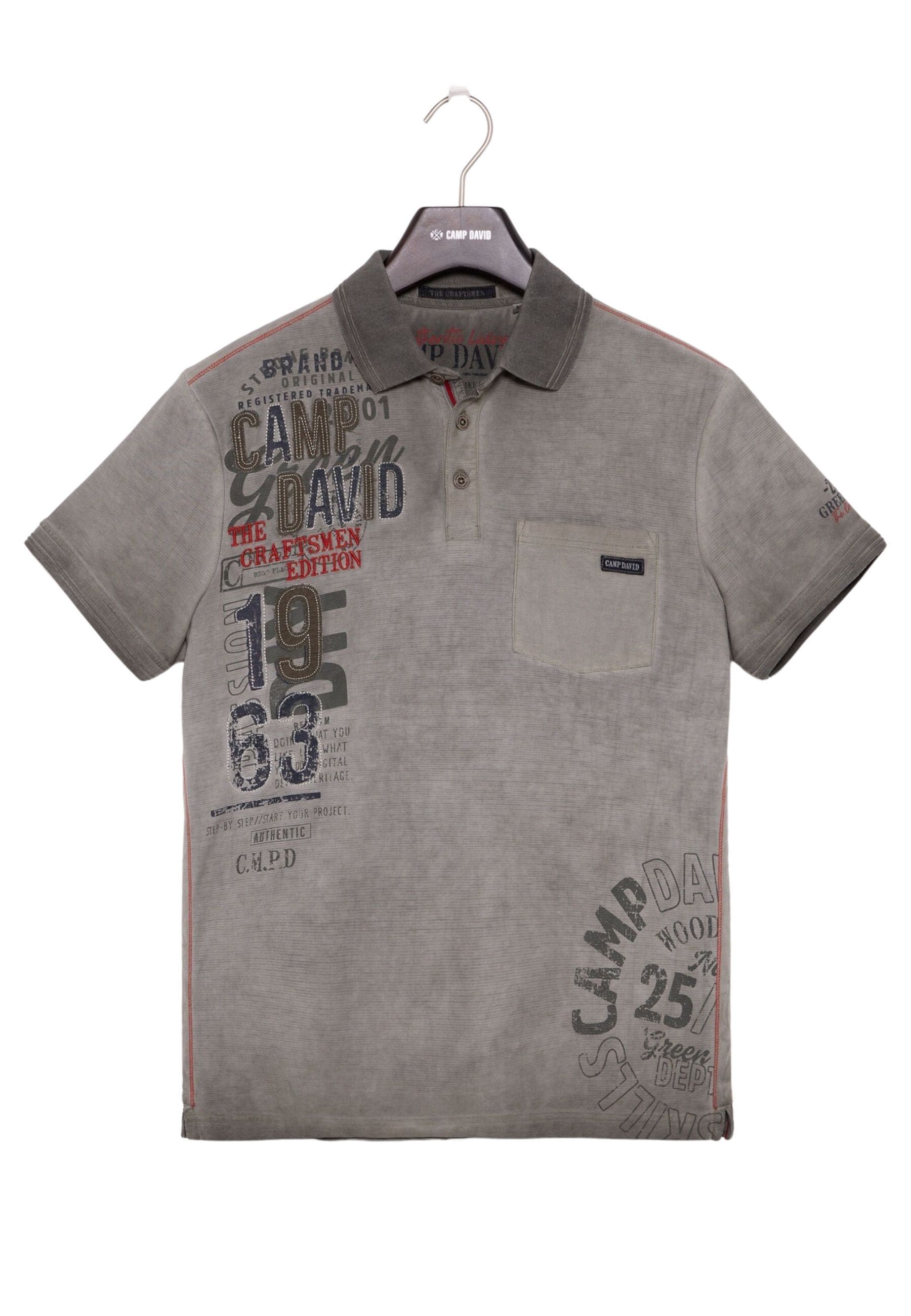 Camp David Poloshirt THE CRAFTSMEN Polo-Kurzarmshirt - Bild 1