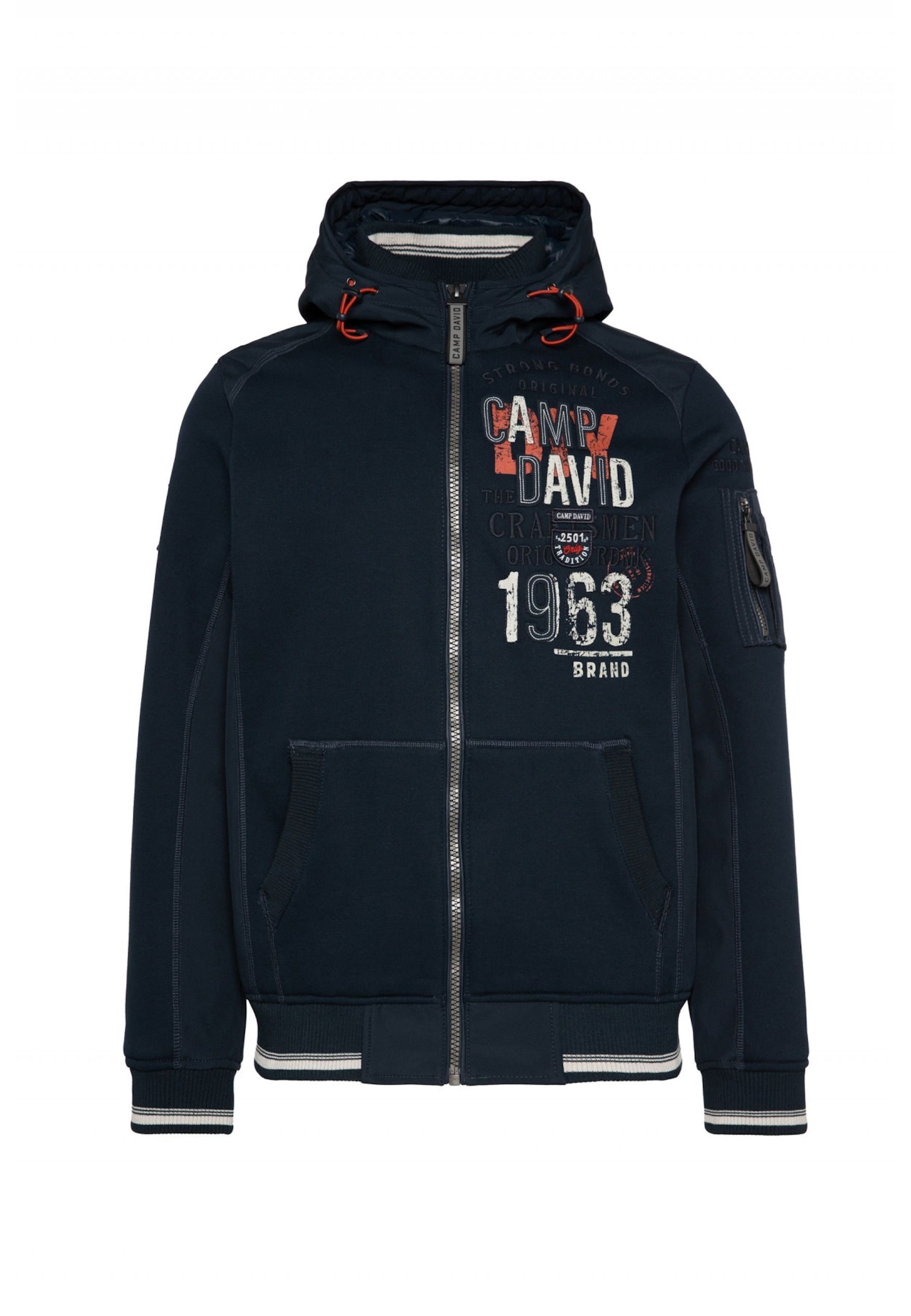 Camp David Jacke THE CRAFTSMEN Kapuzensweatjacke - Bild 1
