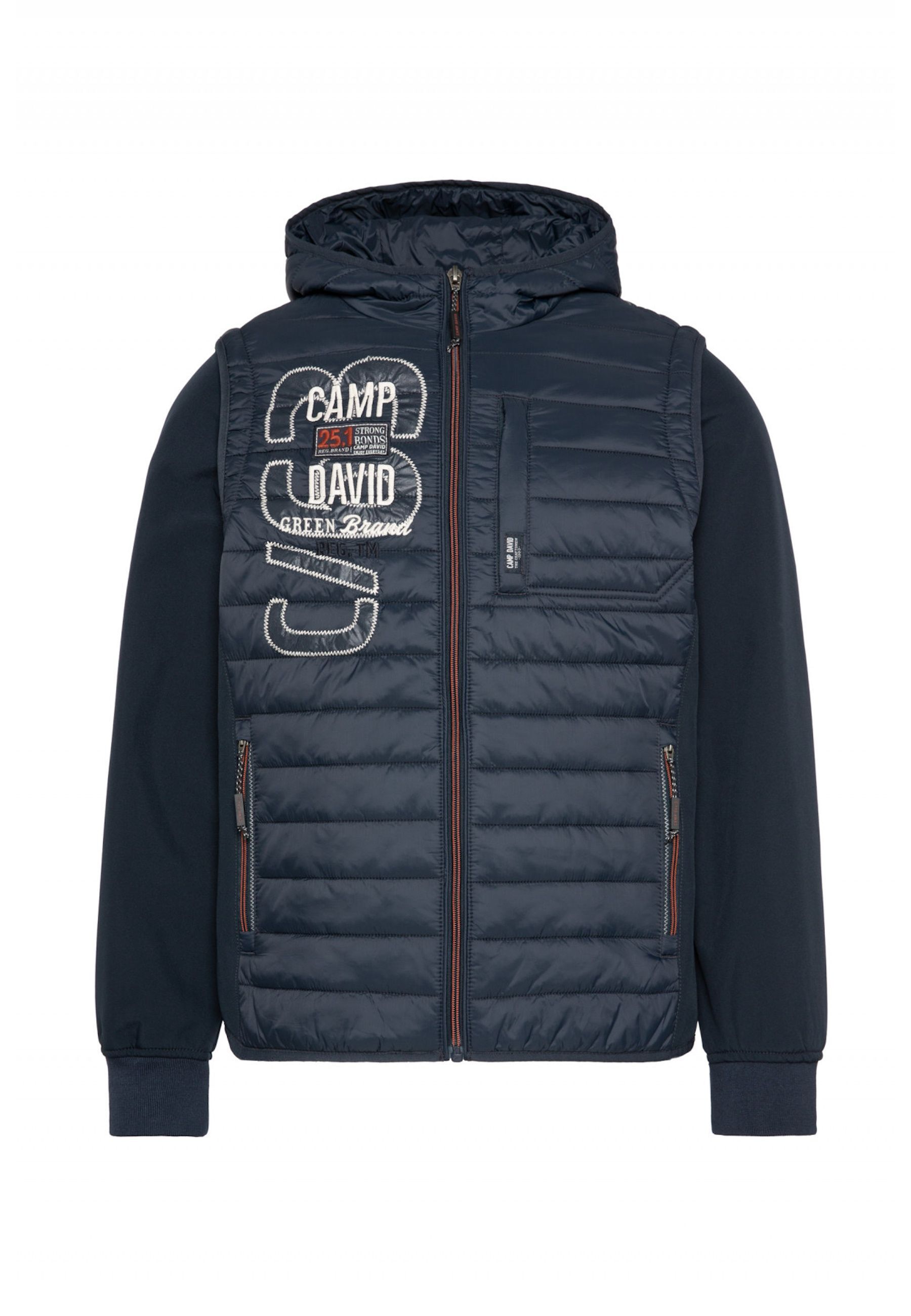 Camp David Jacke halb Stepp- und Softshelljacke - Bild 1