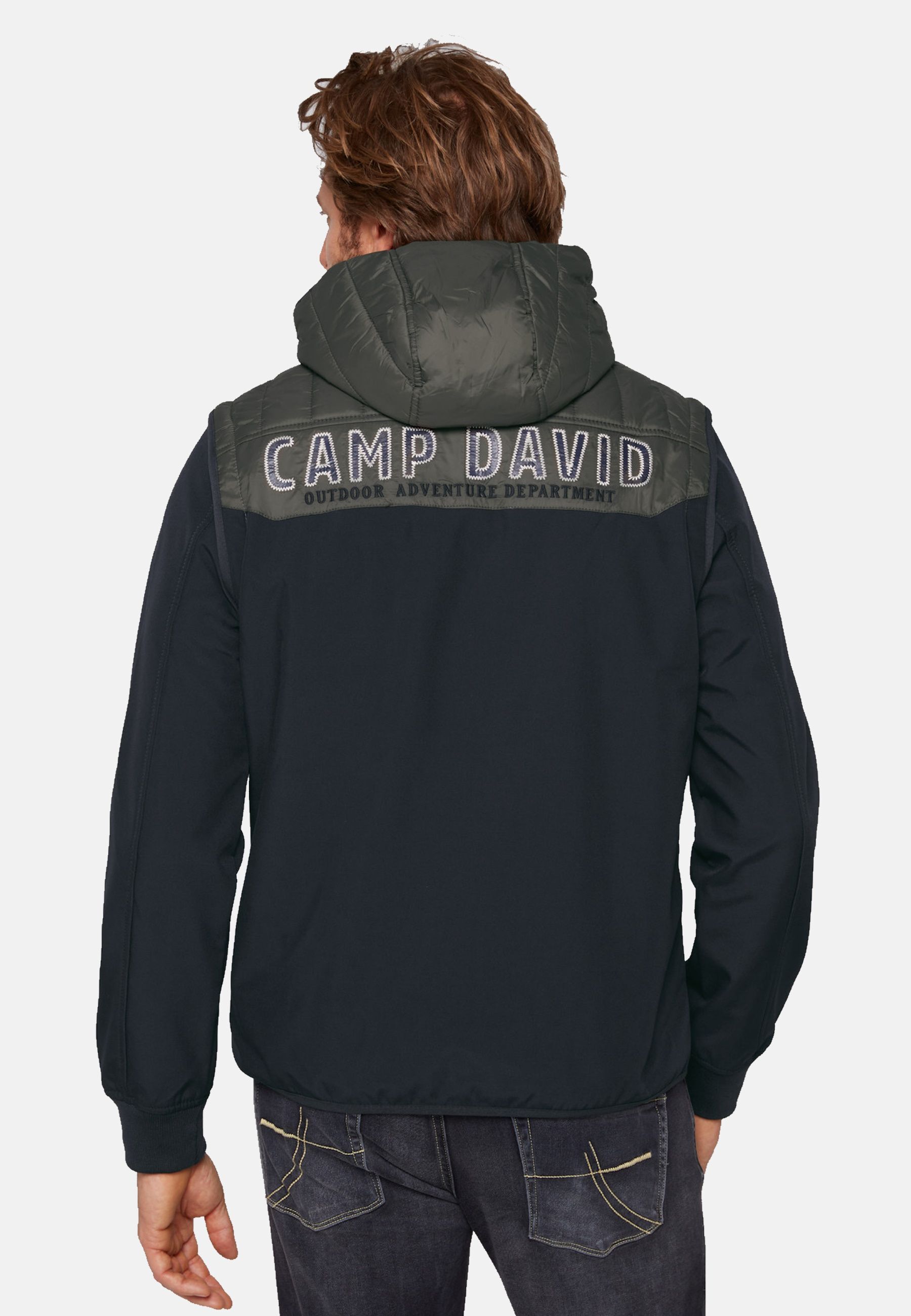 Camp David Jacke halb Stepp- und Softshelljacke - Bild 1