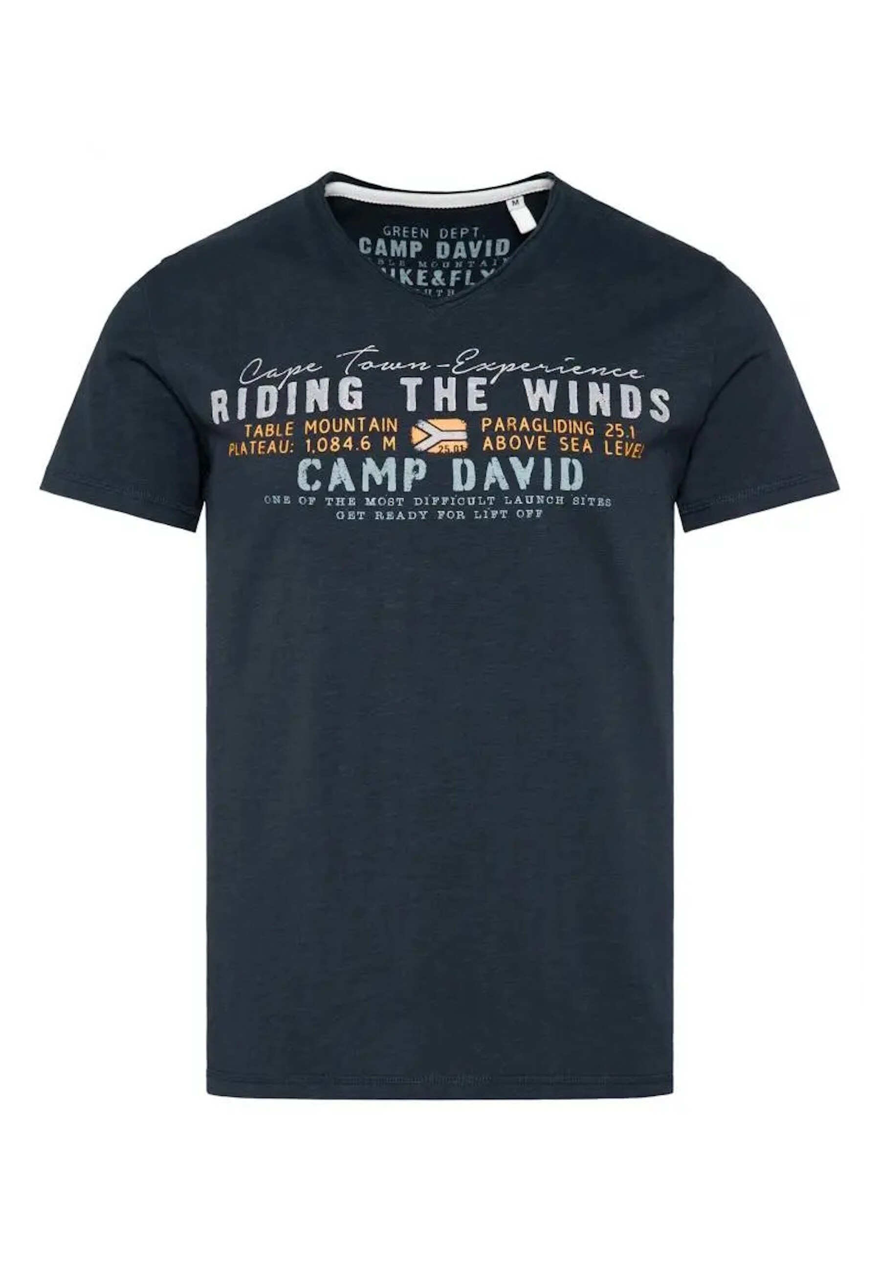 Camp David T-Shirt PARAGLIDING CAPE TOWN I Kurzarmshirt - Bild 1