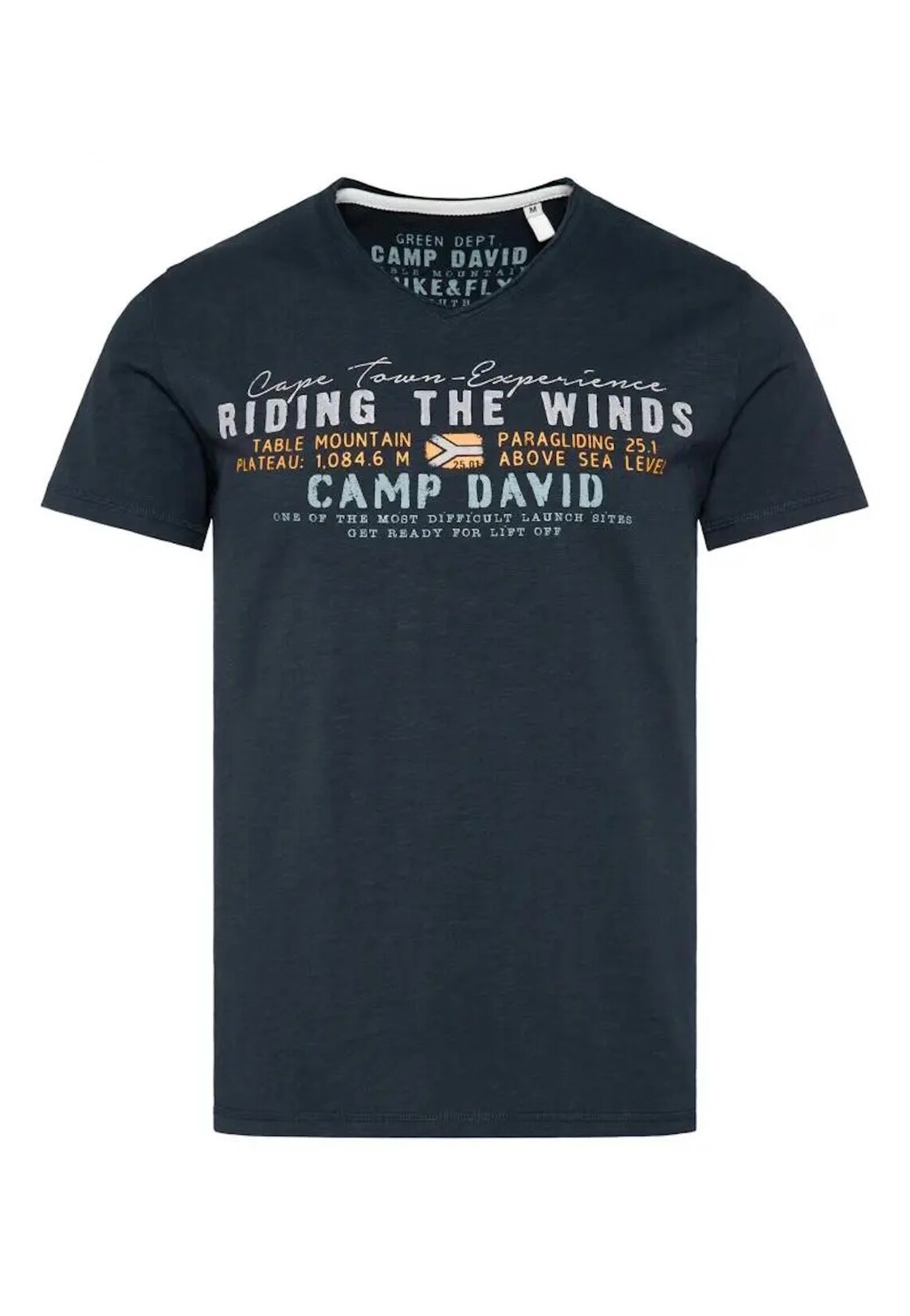 Camp David T-Shirt PARAGLIDING CAPE TOWN I Kurzarmshirt | 04061519338646
