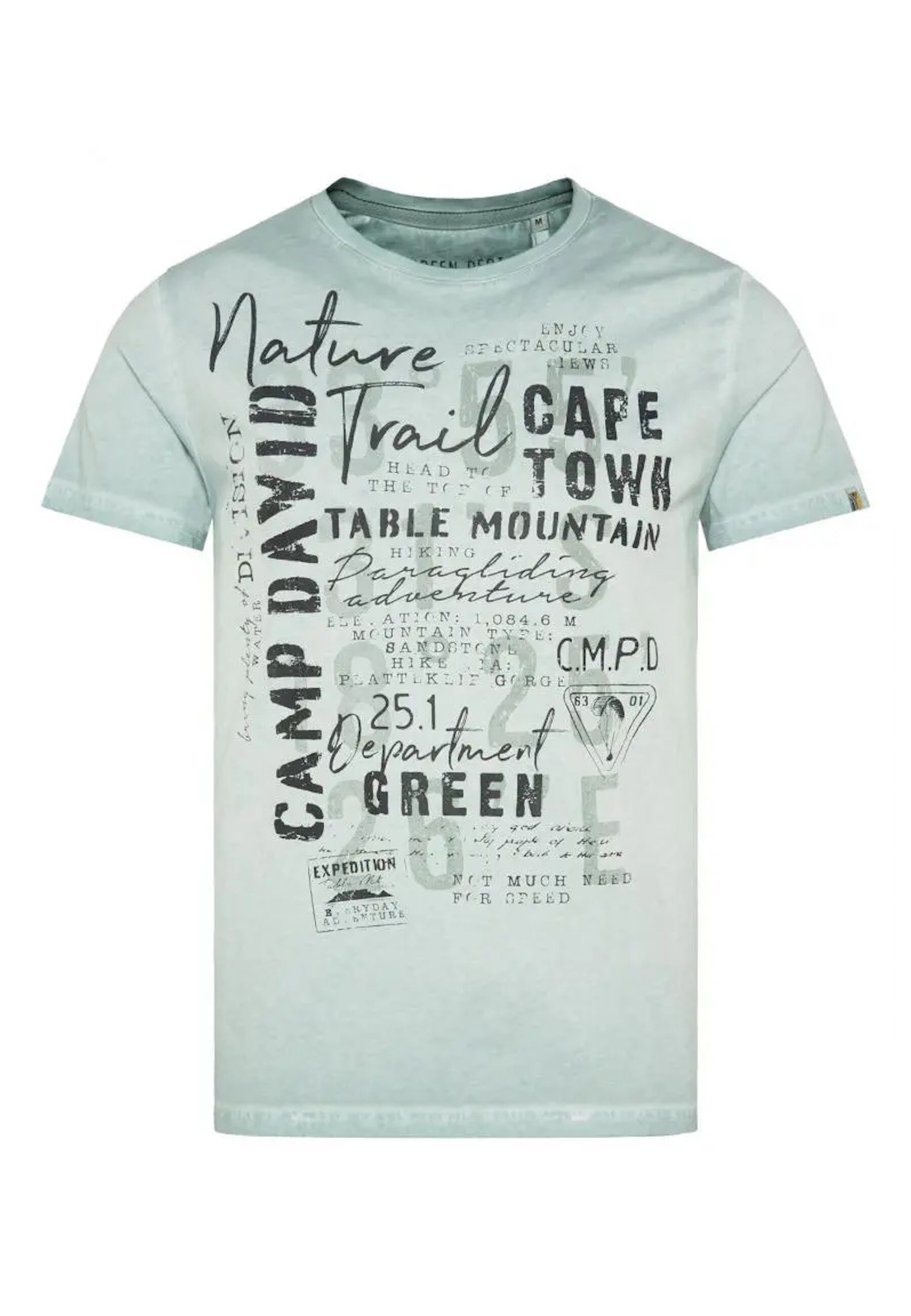 Camp David T-Shirt PARAGLIDING CAPE TOWN I Kurzarmshirt - Bild 1