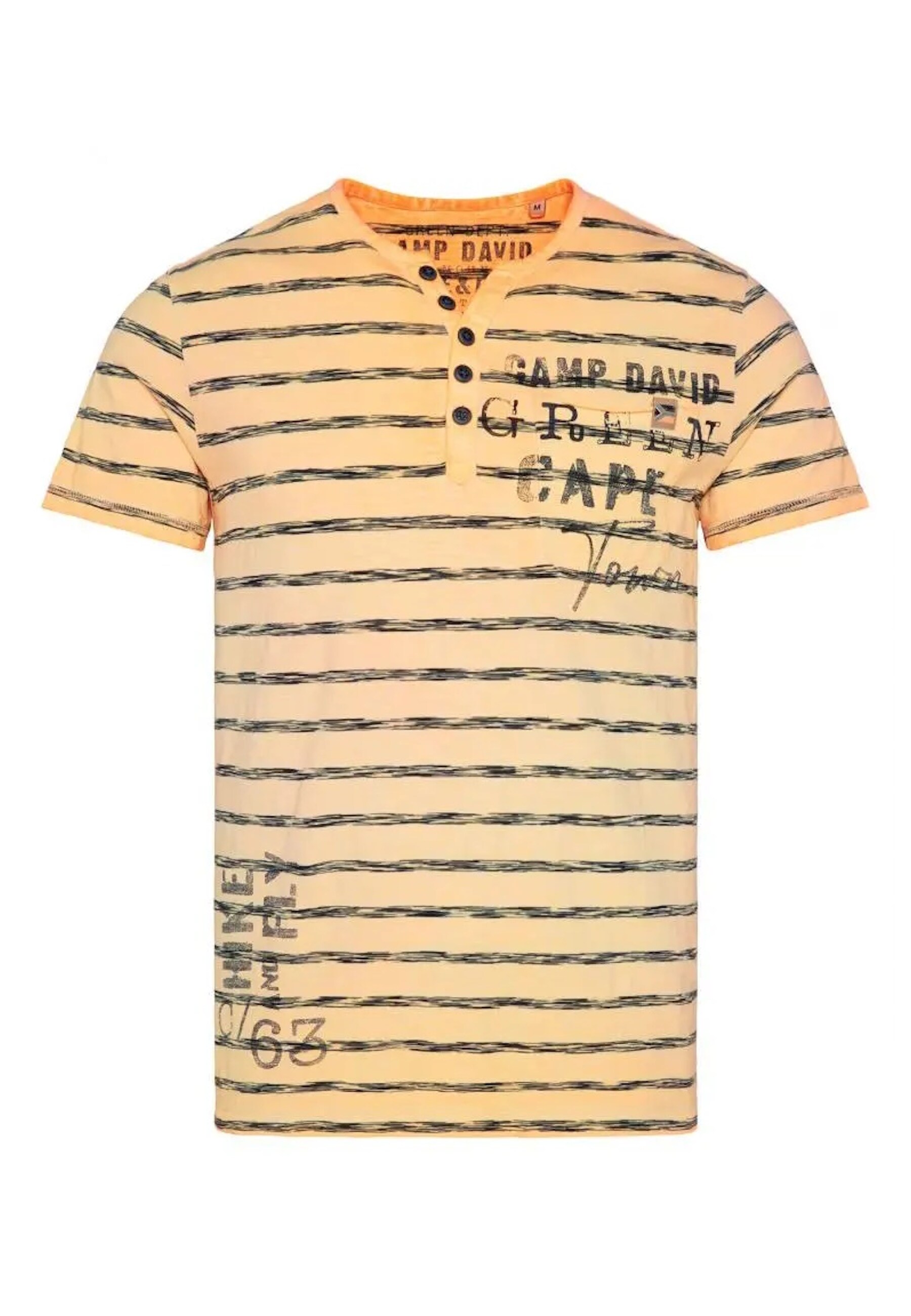 Camp David T-Shirt PARAGLIDING CAPE TOWN I Henley-Shirt - Bild 1