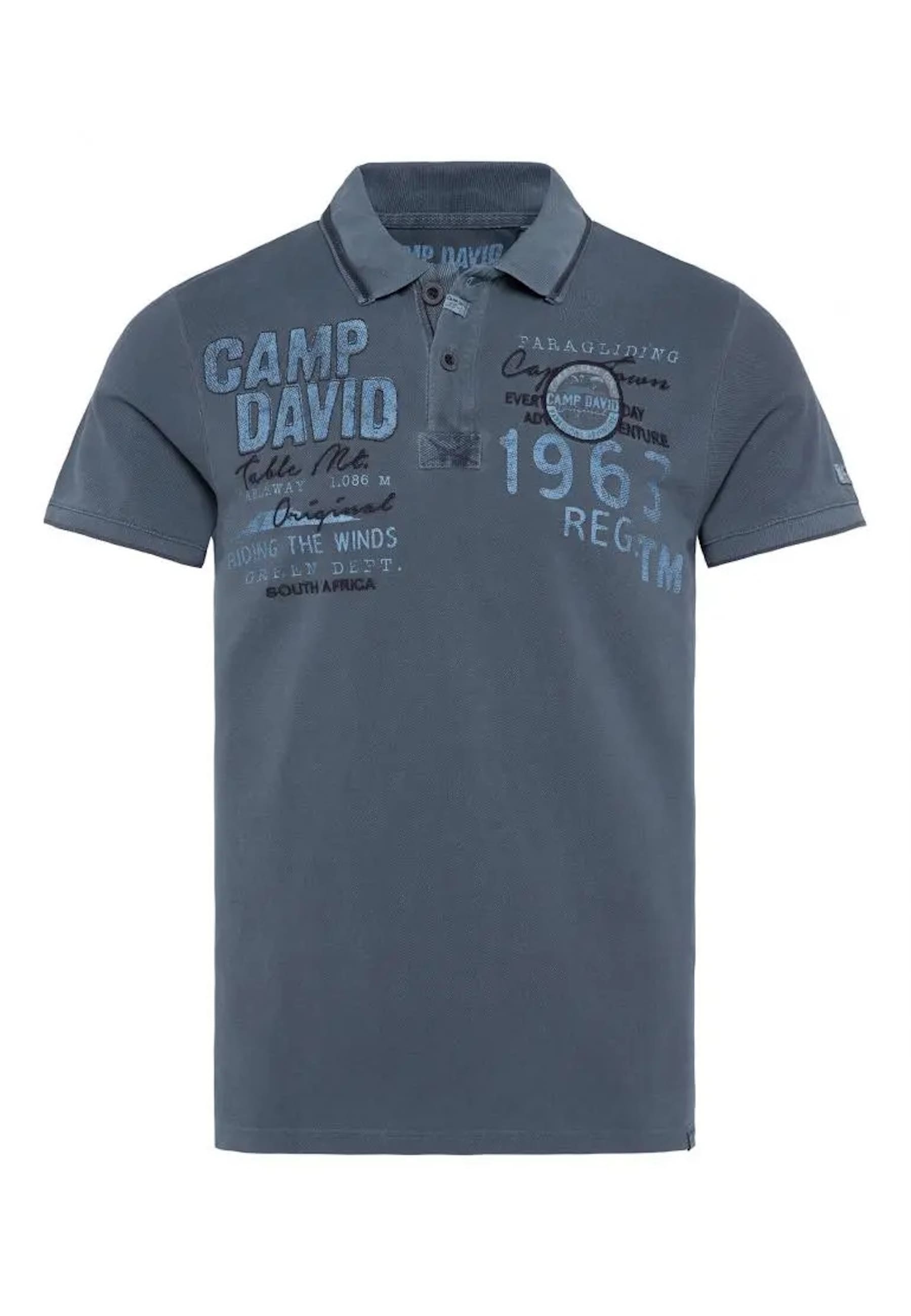 Camp David Poloshirt PARAGLIDING CAPE TOWN I Polo-Kurzarmshirt - Bild 1