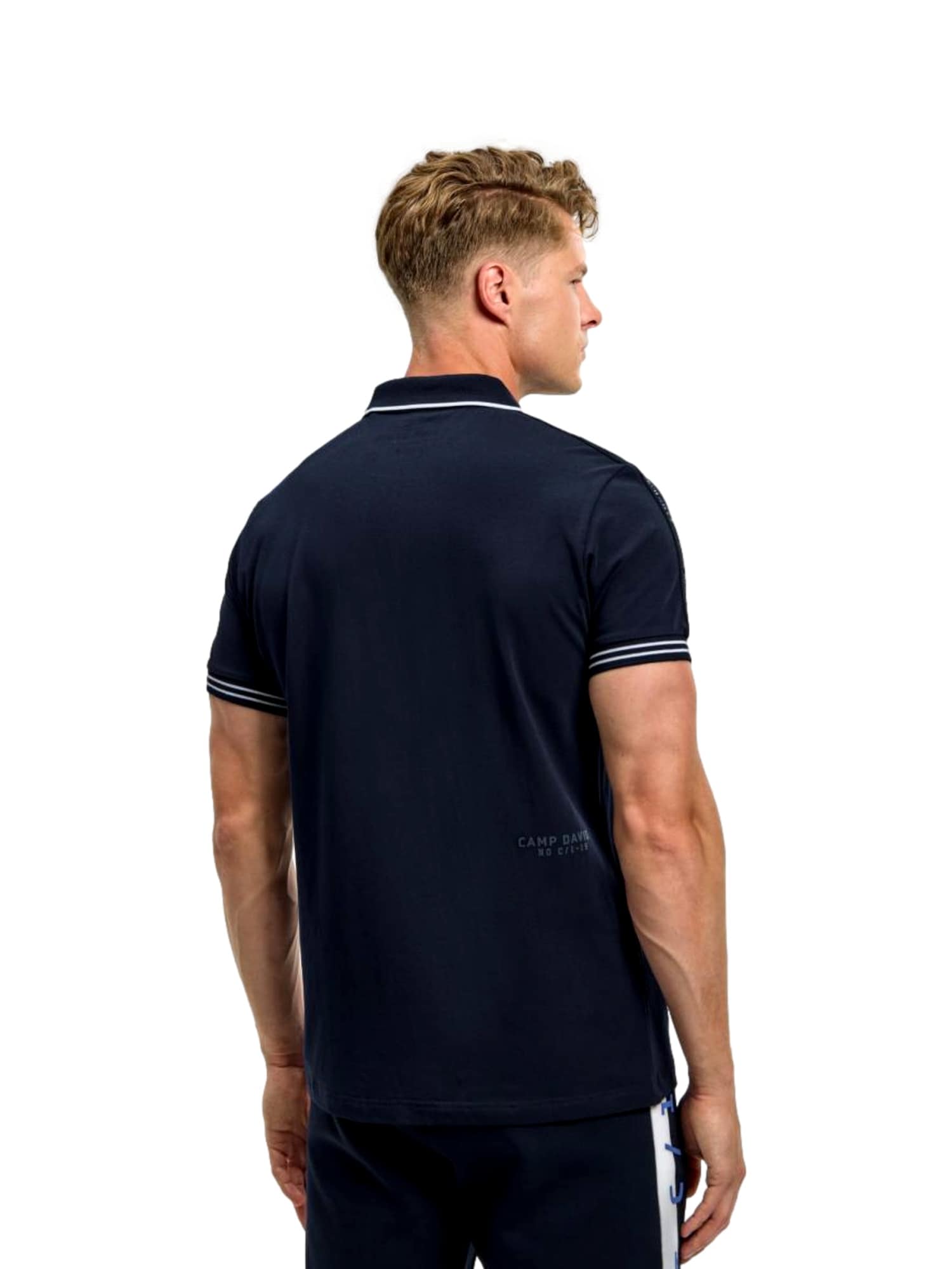 Camp David Poloshirt Game.Set.Match Kurzarmshirt mit Polokragen - Bild 1