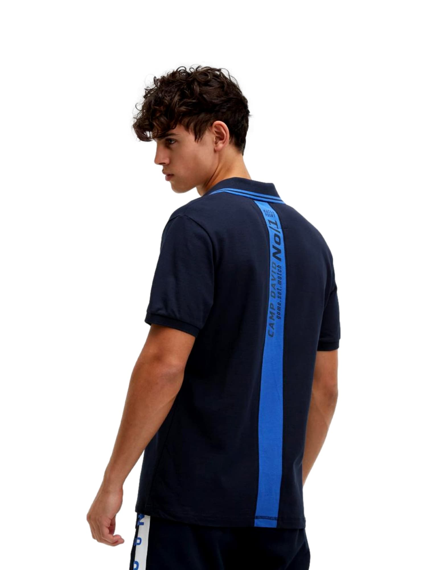 Camp David Poloshirt Game.Set.Match Kurzarmshirt mit Polokragen - Bild 1