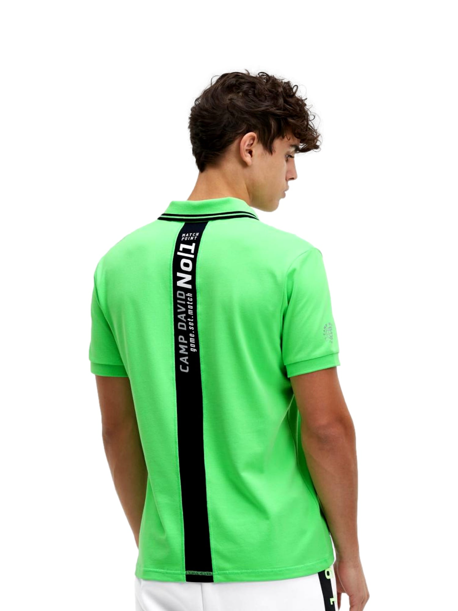 Camp David Poloshirt Game.Set.Match Kurzarmshirt mit Polokragen - Bild 1