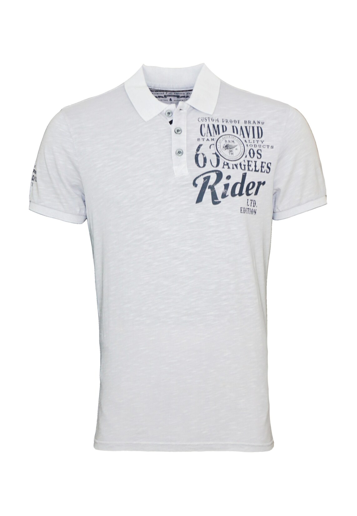 Camp David Poloshirt Road Rebel Kurzarmshirt mit Polokragen | 04061519192309