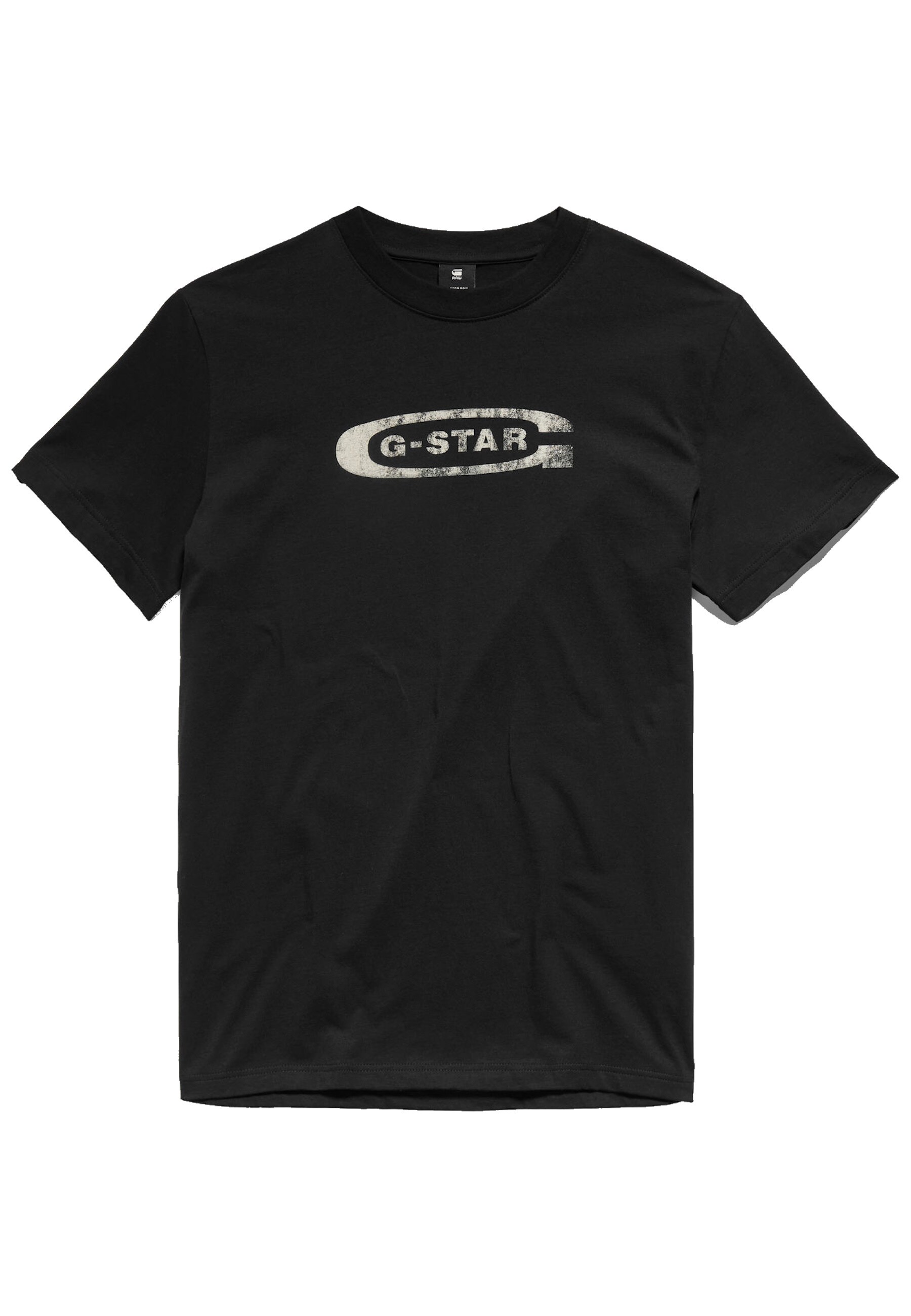 G-STAR T-Shirt DISTRESSED OLD SCHOOL LOGO Kurzarmshirt - Bild 1
