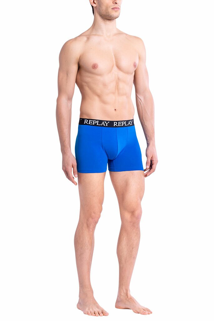 Replay Trunk BOXER Style 01/C Basic Cuff Logo im 2er Pack - Bild 1