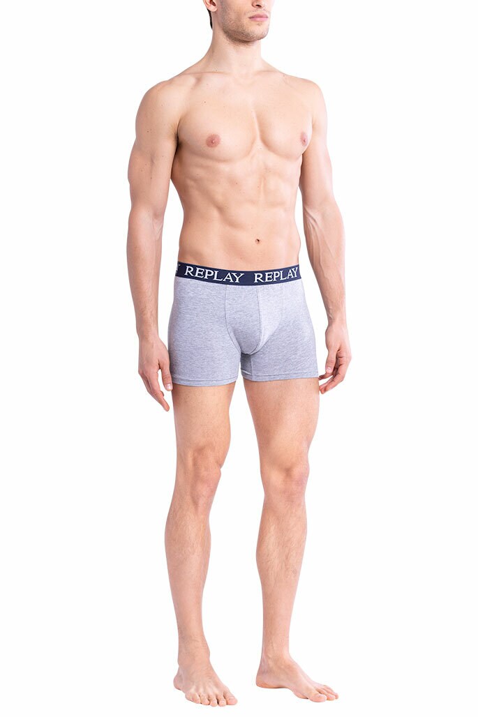 Replay Trunk BOXER Style 01/C Basic Cuff Logo im 2er Pack - Bild 1