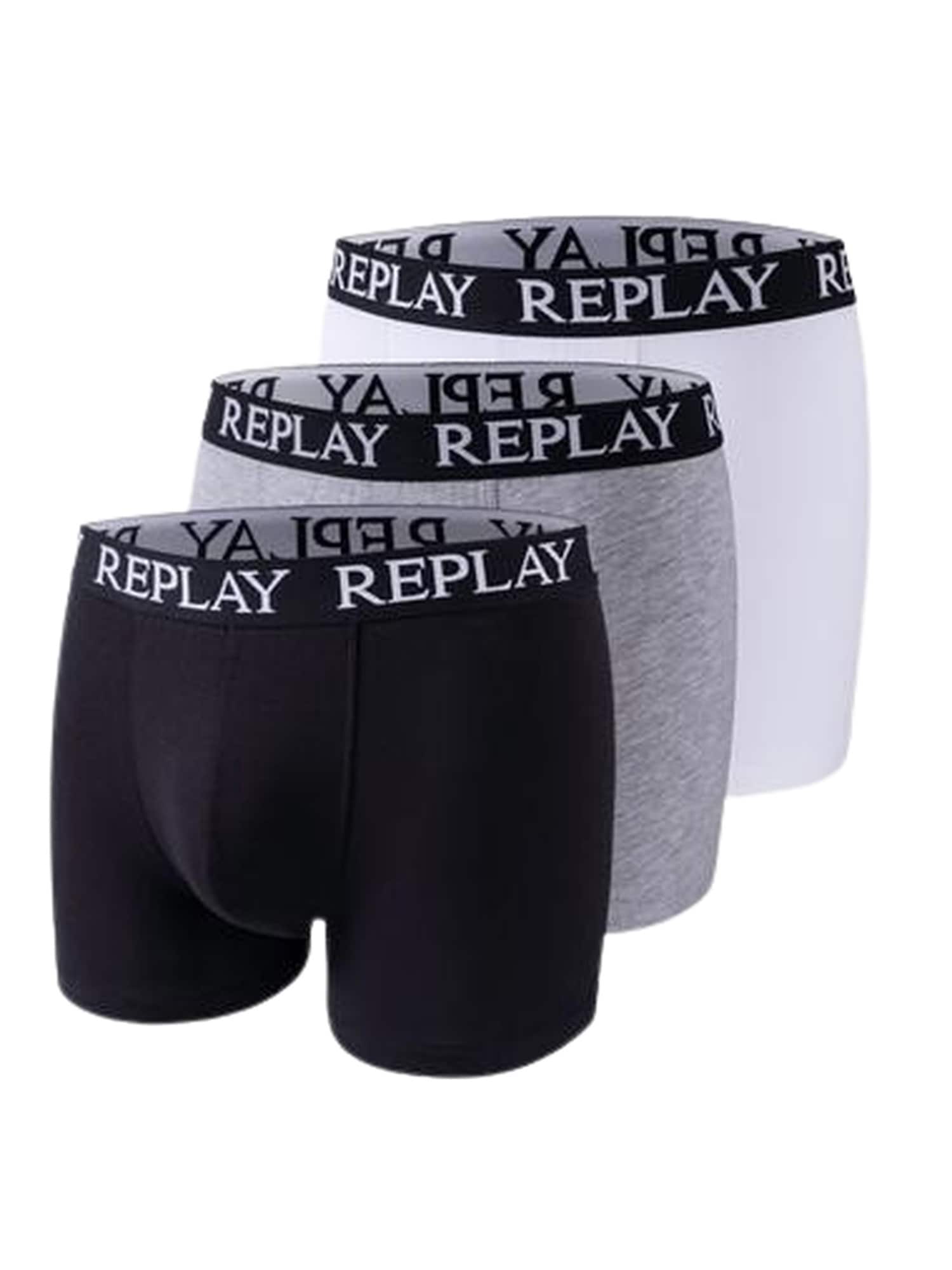 Replay Trunk BOXER Style 01/C Basic Cuff Logo im 3er Pack - Bild 1