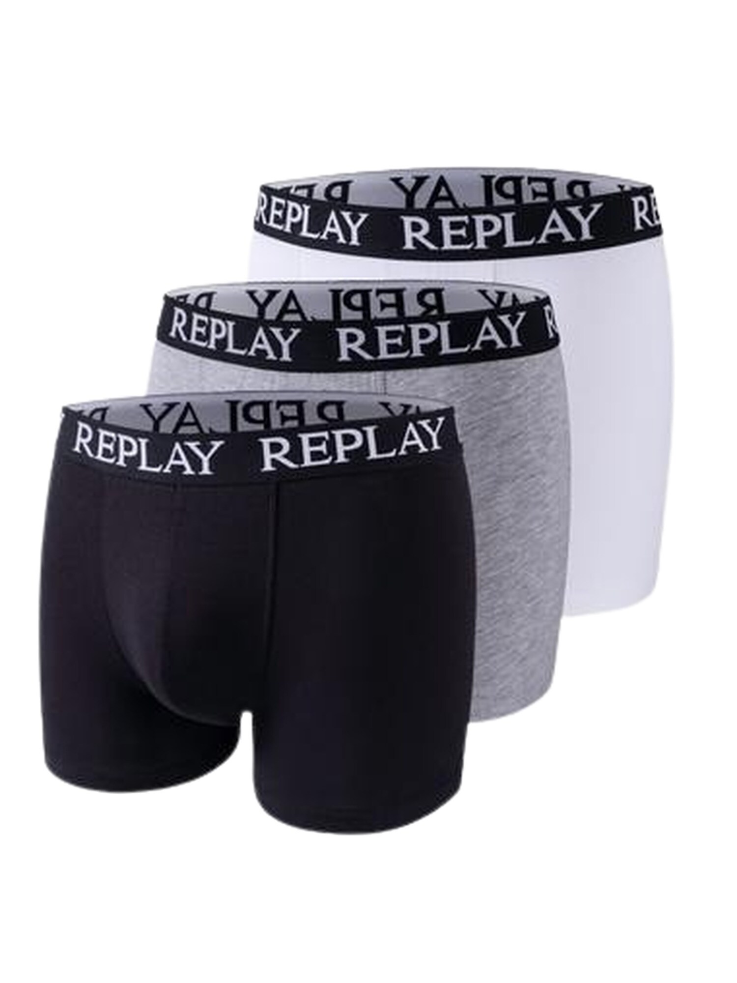Replay Trunk BOXER Style 01/C Basic Cuff Logo im 3er Pack - Bild 1