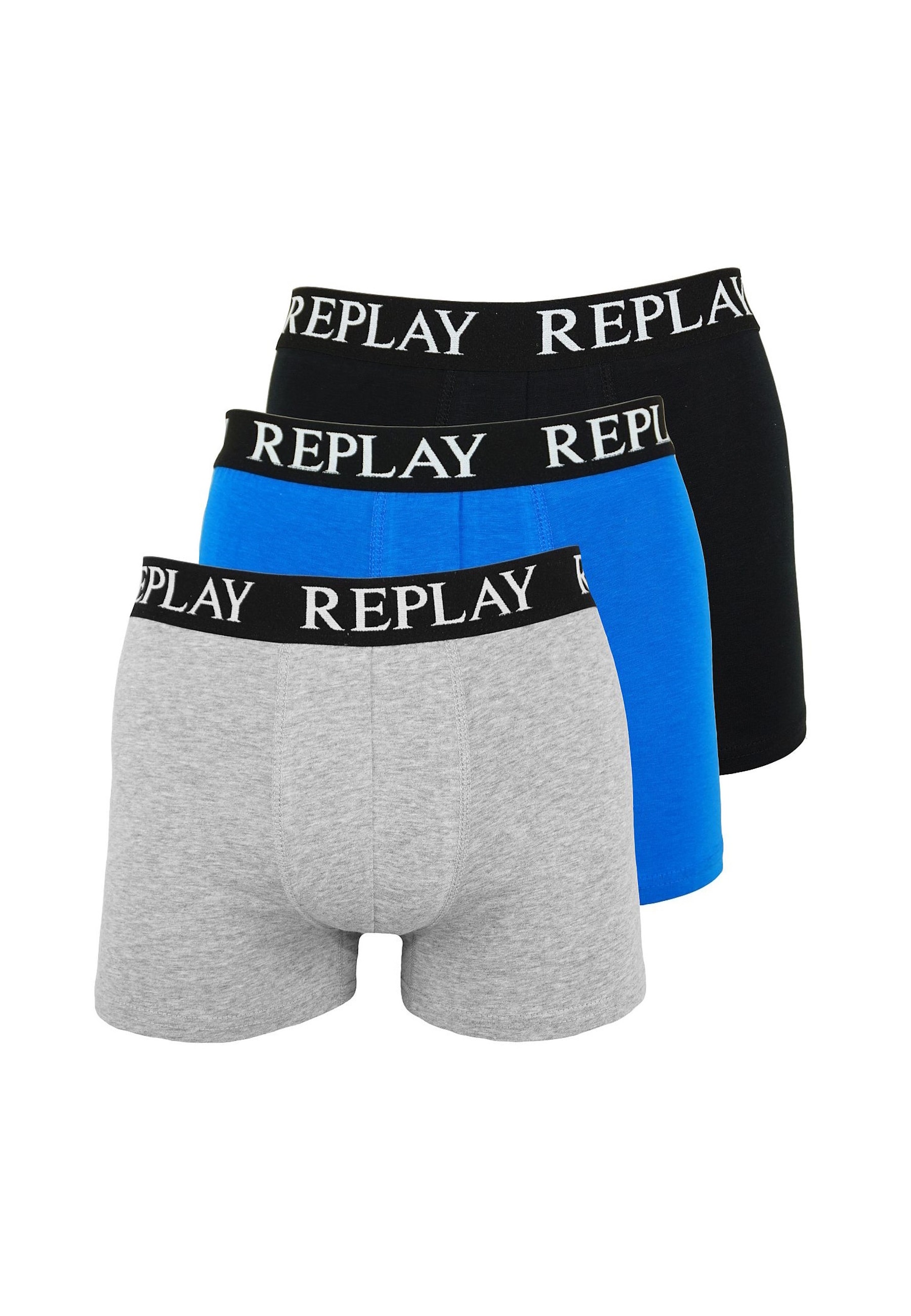 Replay Trunk BOXER Style 01/C Basic Cuff Logo im 3er Pack - Bild 1
