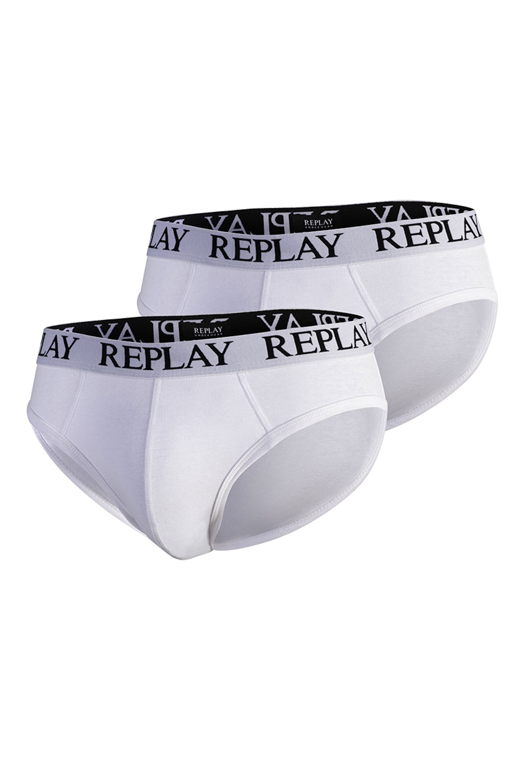 Replay Slip REPLAY SLIP Basic Cuff Logo im praktischen 2er Pack - Bild 1