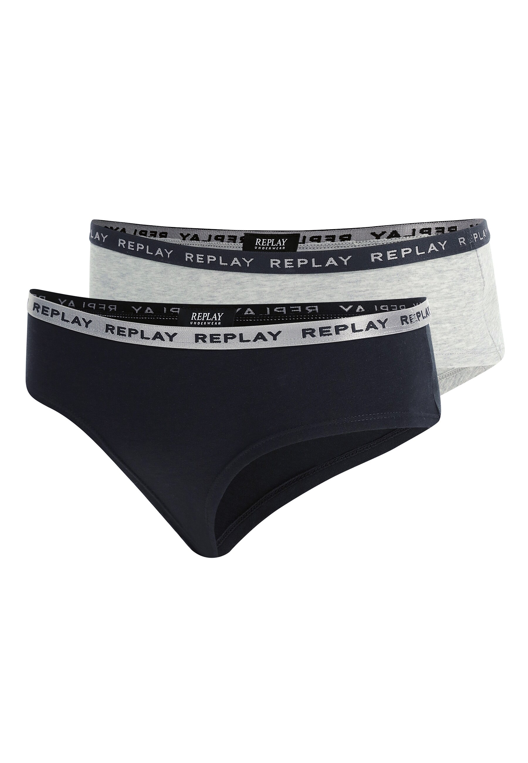 Replay Unterhose Damen-Slip mit Logo-Bund 2er Pack - Bild 1