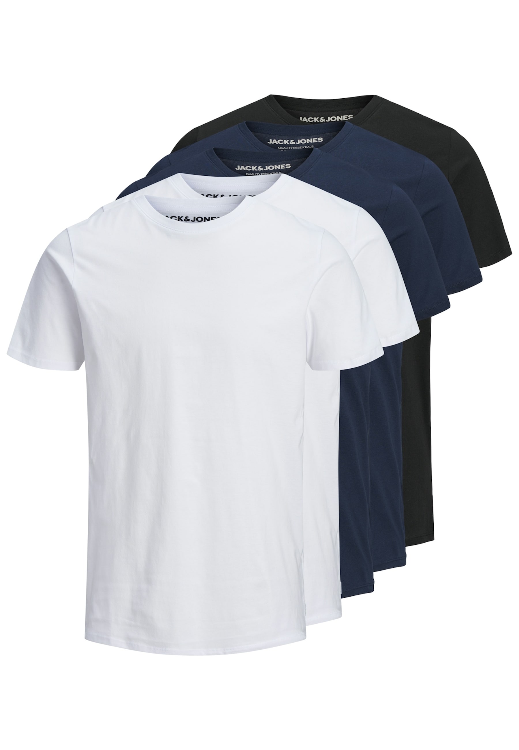 Jack & Jones Shirts 5 Pack T-Shirt Rundhals JJEORGANIC BASIC O-NECK - Bild 1