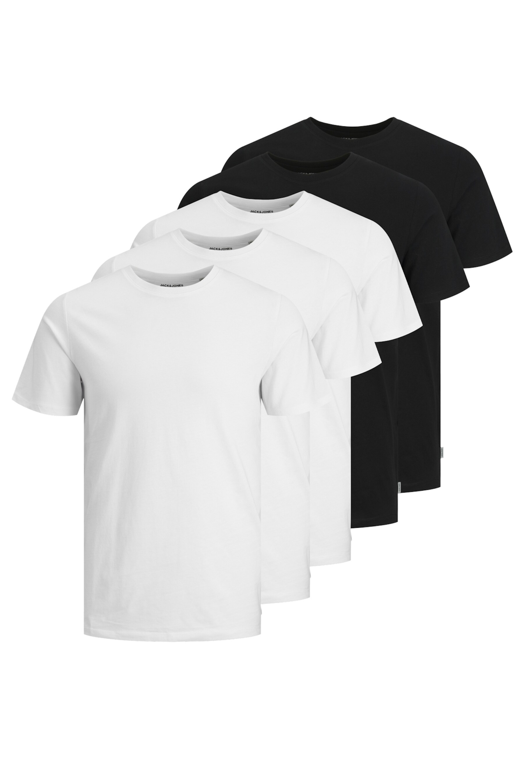 Jack & Jones Shirts 5 Pack T-Shirt Rundhals JJEORGANIC BASIC O-NECK - Bild 1