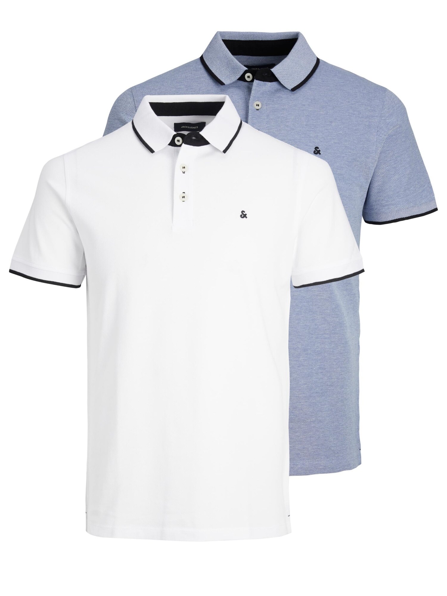Jack & Jones Polo 2 Pack Poloshirt JJEPAULOS POLO Shortsleeve - Bild 1