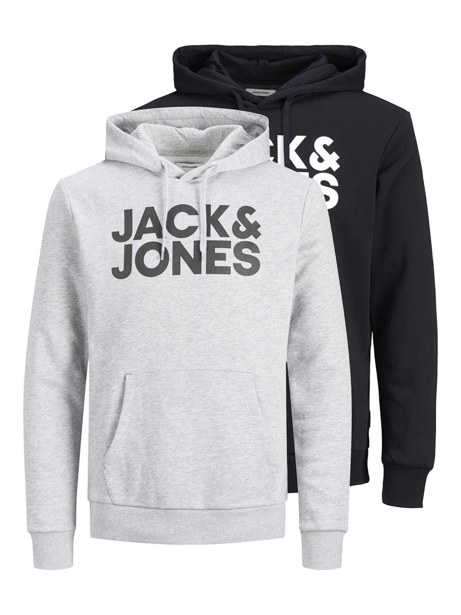 Jack & Jones Hoodie Corp Logo Kapuzensweatshirt Doppelpack - Bild 1