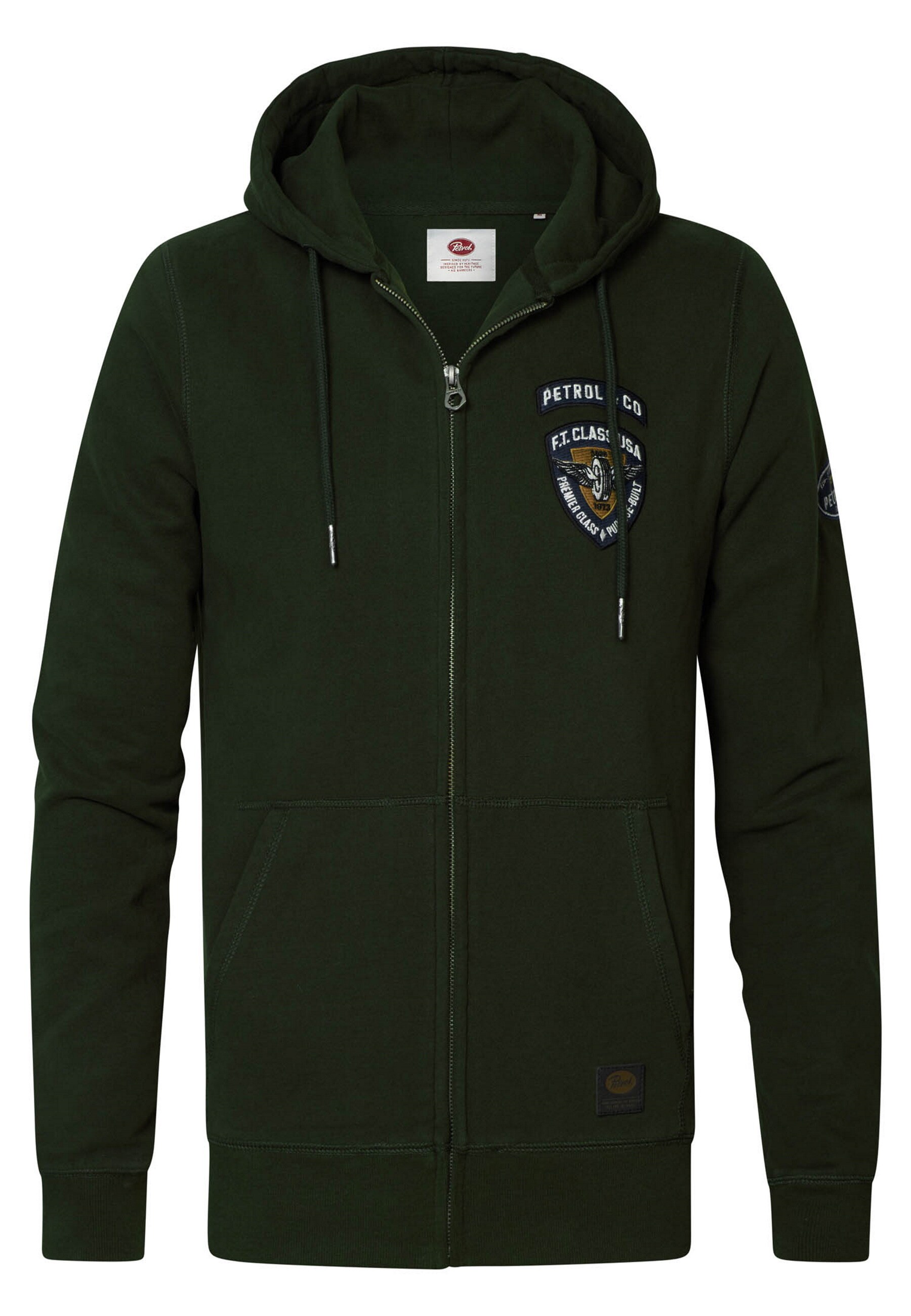 Petrol Industries Jacke Kapuzenpullover mit Rei&szlig;verschluss, K&auml;ngurutasche und seitlichen Eingrifftaschen - Bild 1