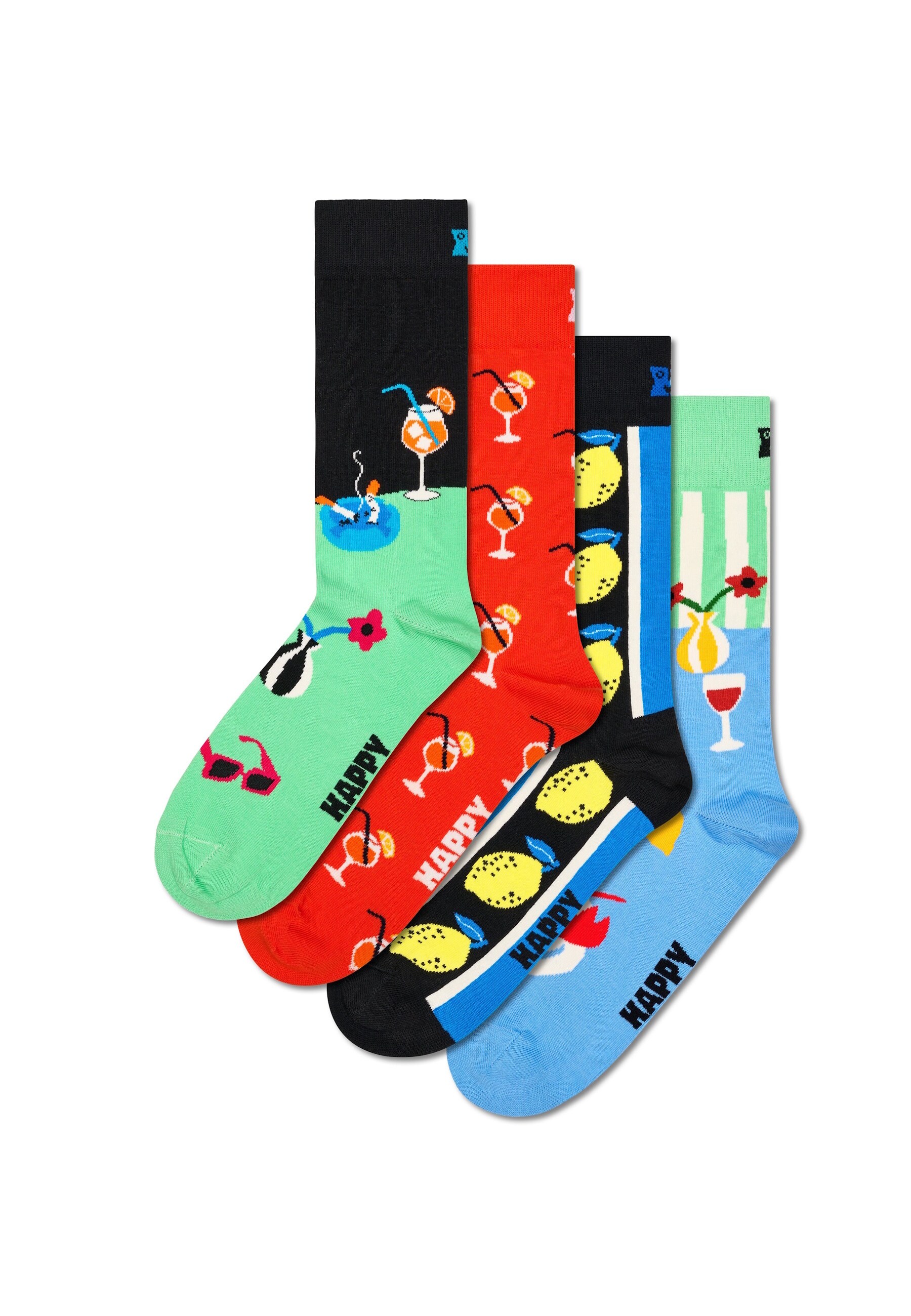 Happy Socks Str&uuml;mpfe FANCY DINNER Socken 4er Pack - Bild 1