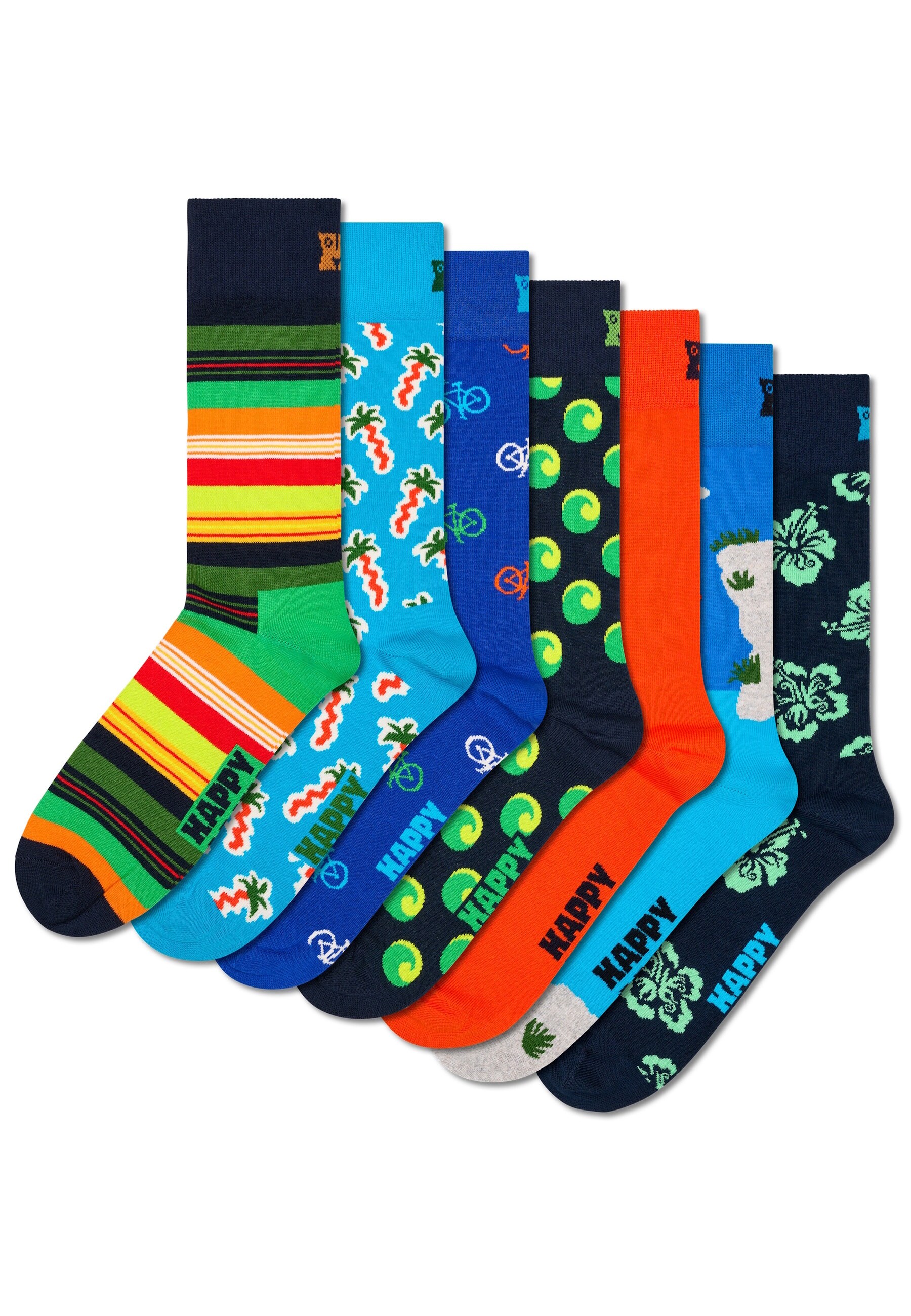 Happy Socks Str&uuml;mpfe SEVEN DAY VACAY Socken 7er Pack - Bild 1