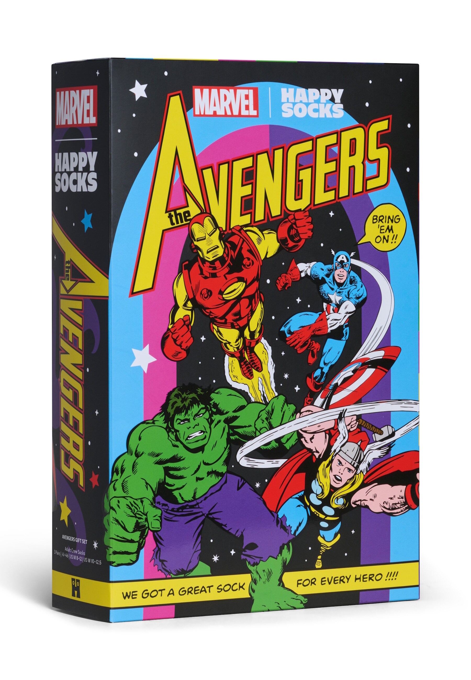 Happy Socks Str&uuml;mpfe MARVEL&trade; Avengers Socken 6er Pack - Bild 1