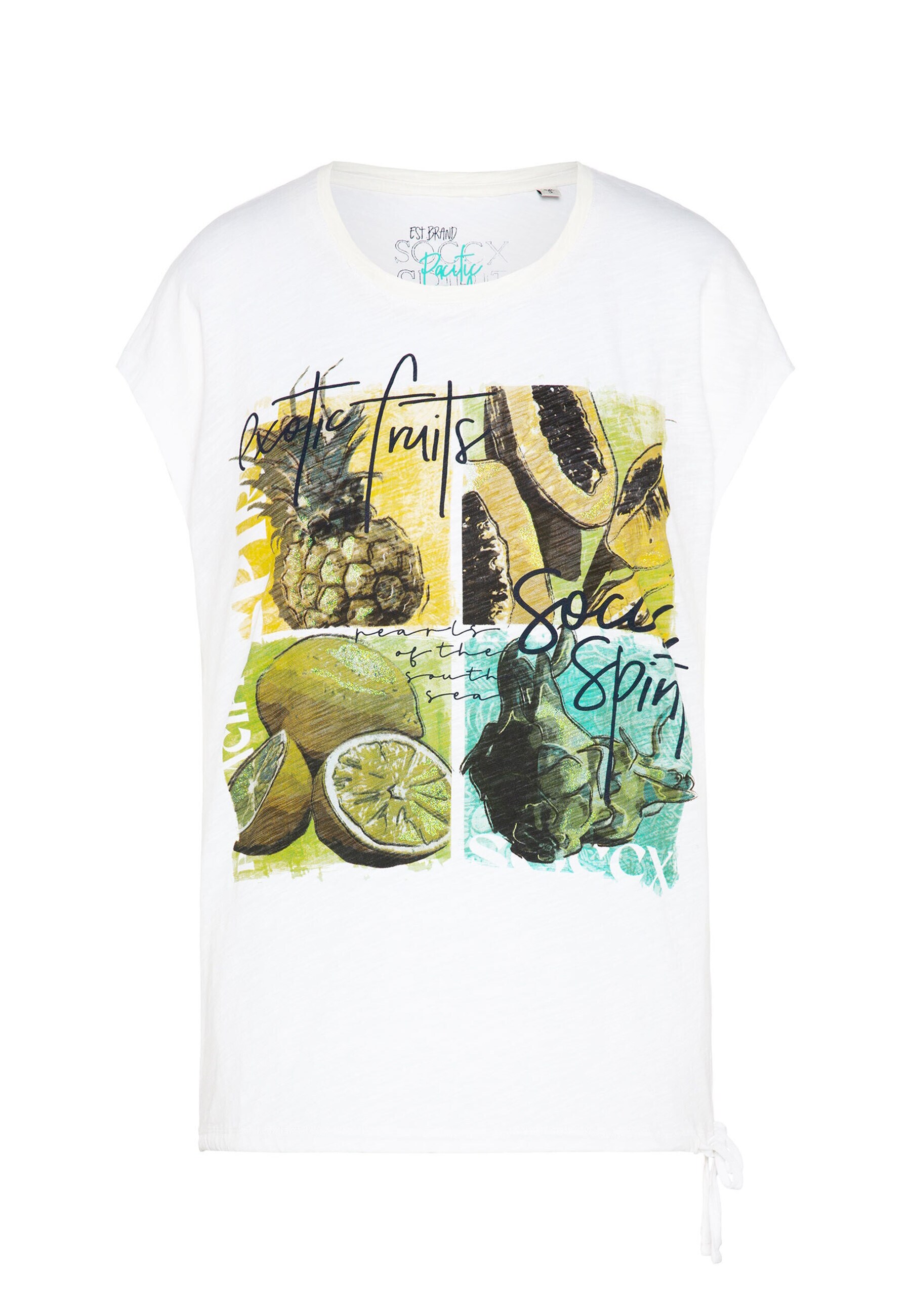 Soccx Shirt &Auml;rmelloses Rundhals-Shirt mit Tunnelzugsaum und Armausschnitt mit offener Saumkante - Bild 1