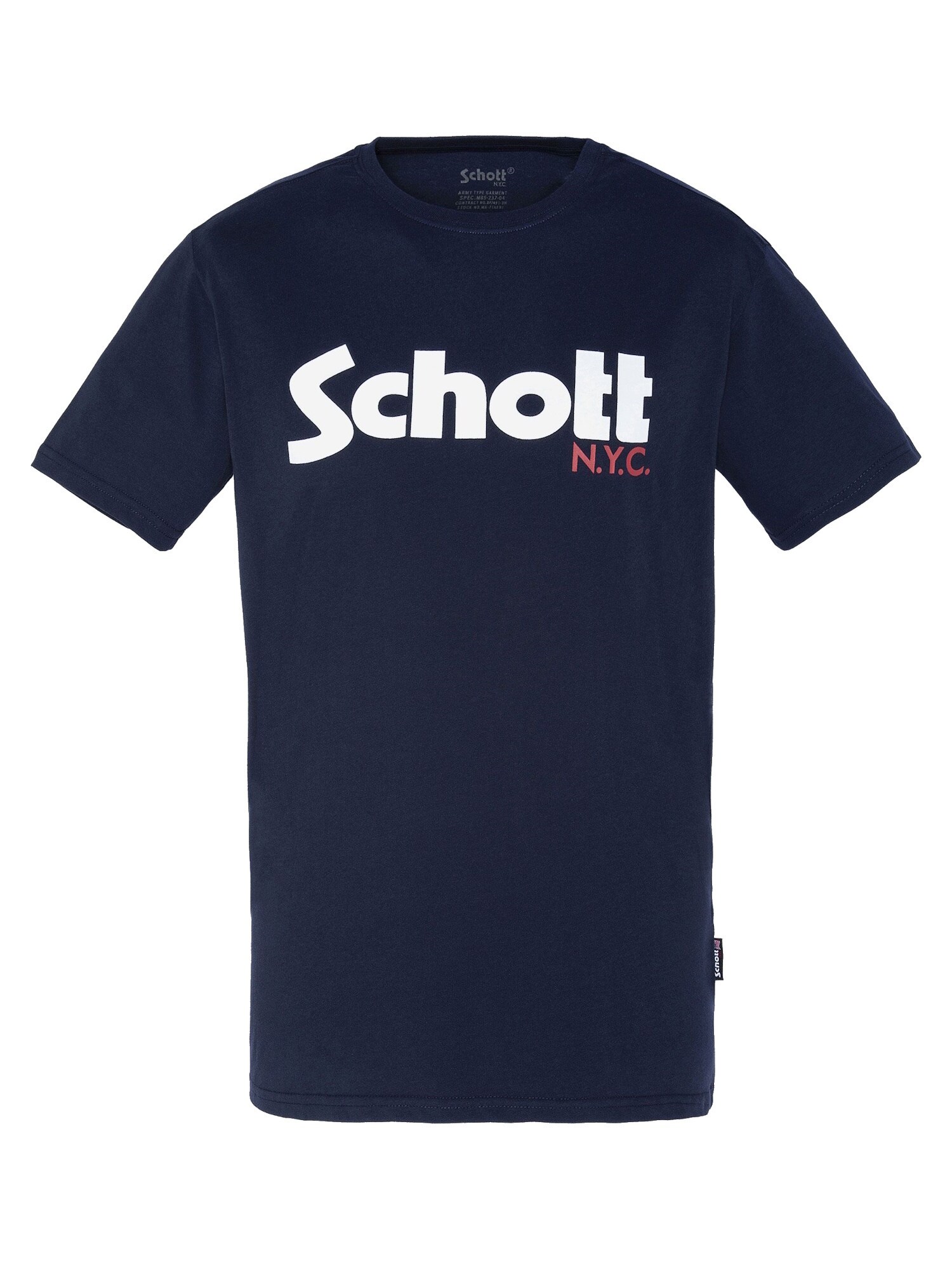 Schott T-Shirt Logo Kurzarmshirt - Bild 1