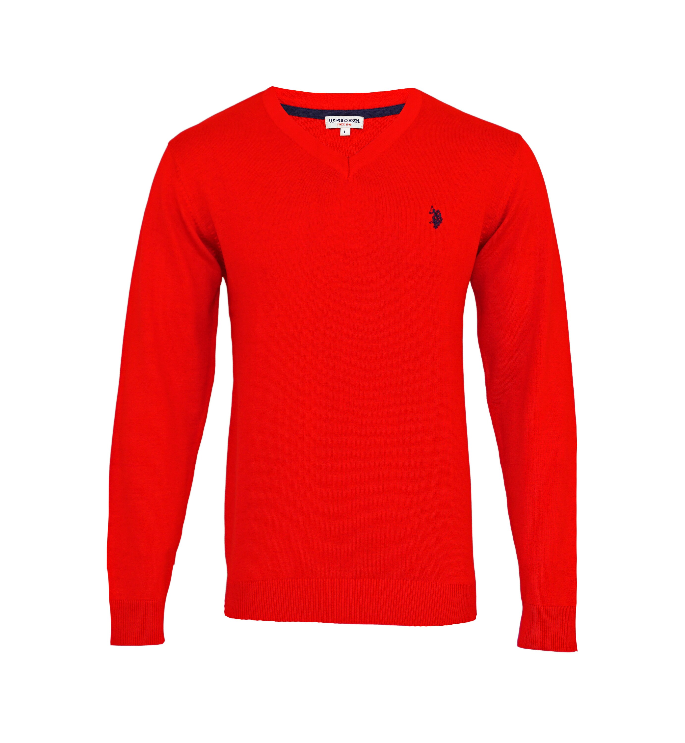 U.S. POLO Pullover V-Ausschnitt Pullover Sweater V-Neck Polo-Logo - Bild 1