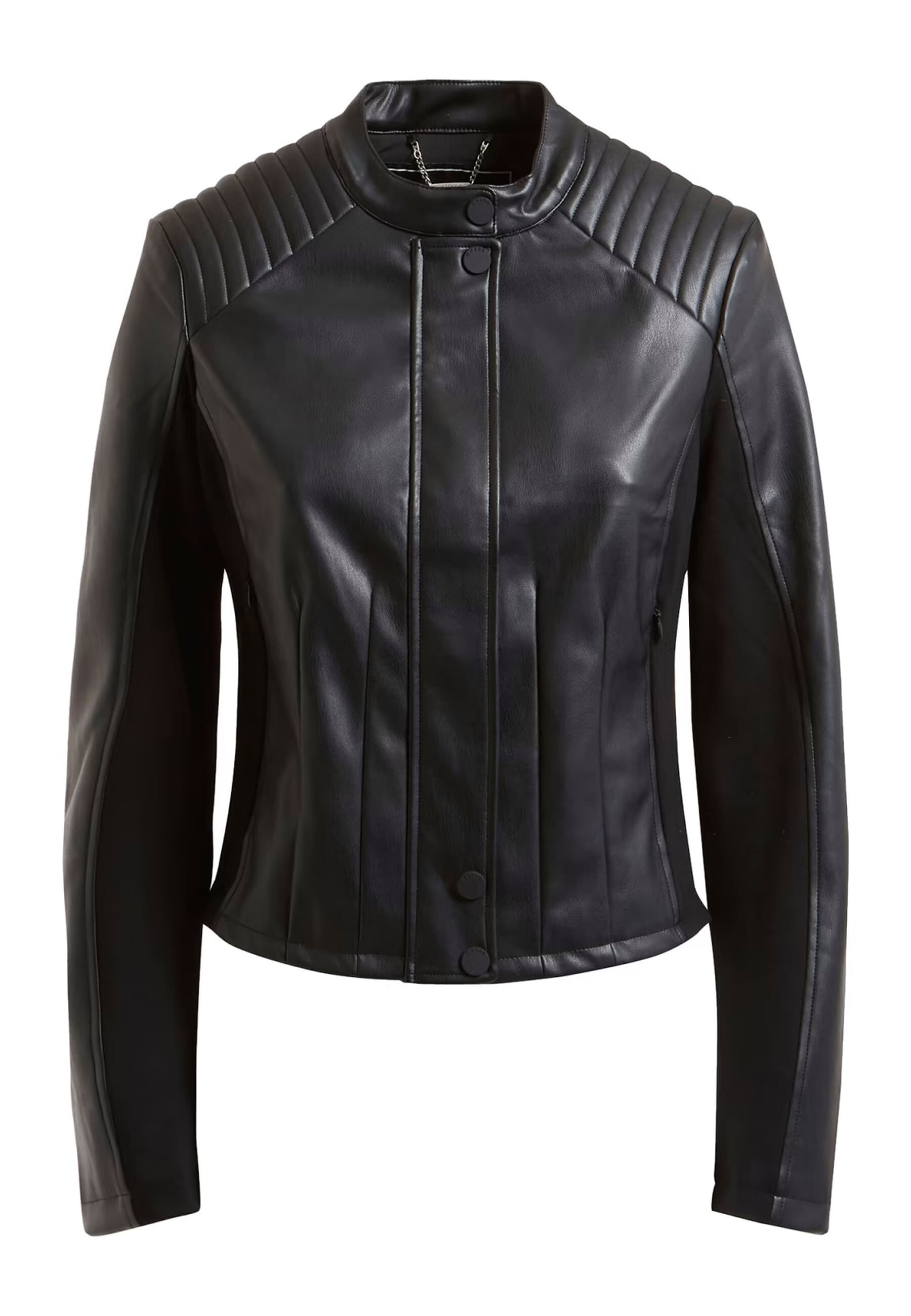 Guess Jacke New Fiammetta aus Kunstleder mit Rei&szlig;verschluss - Bild 1