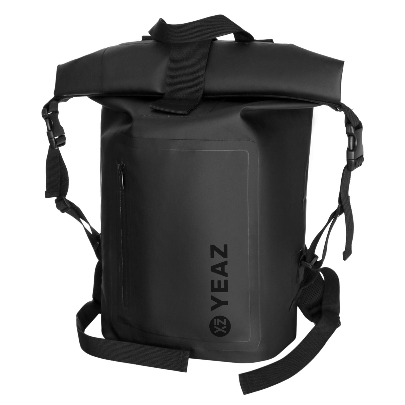 YEAZ Wasserfester Rucksack schwarzes Logo STOCKHOLM