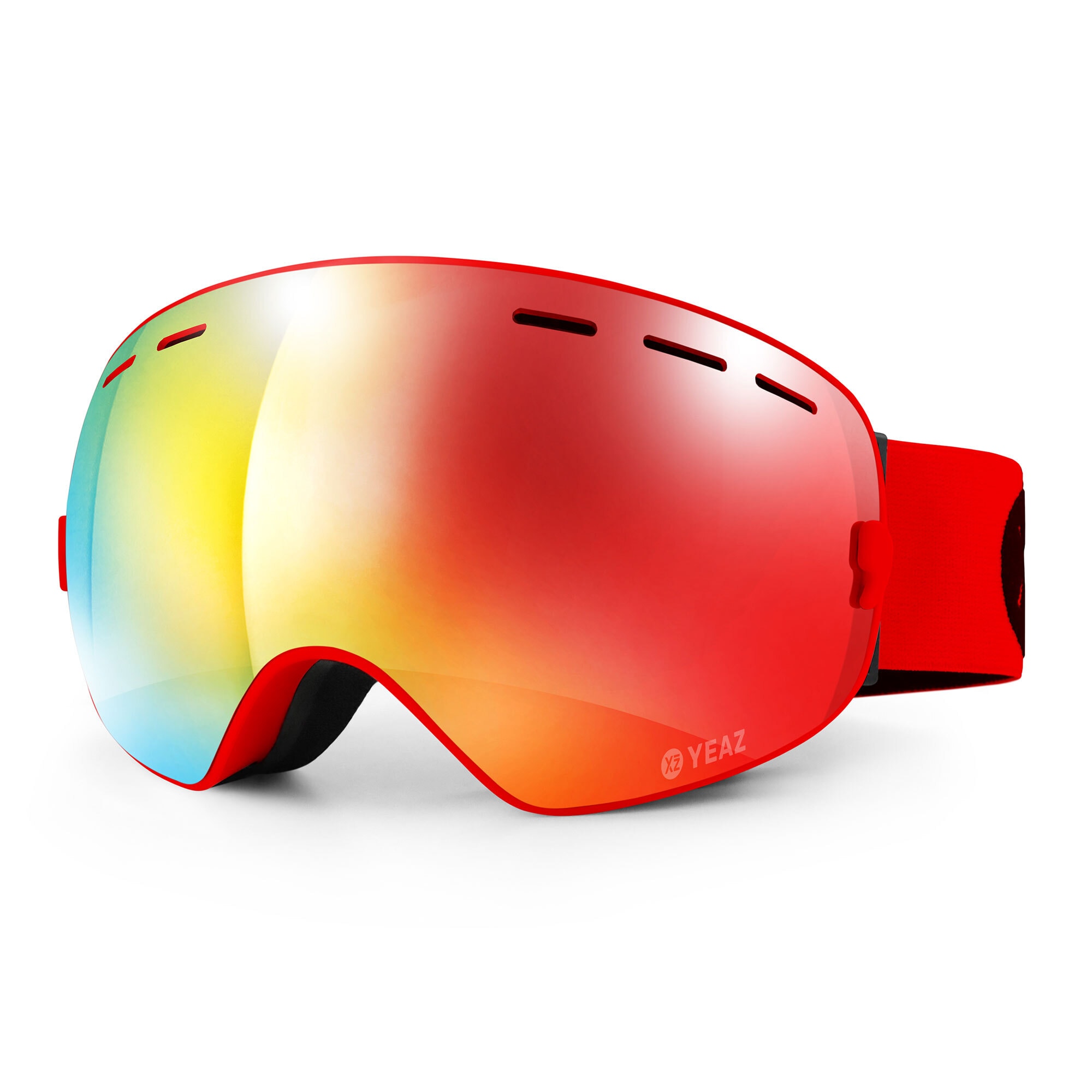 YEAZ Ski- Snowboardbrille mit Rahmen rot verspiegelt XTRM-SUMMIT - Bild 1