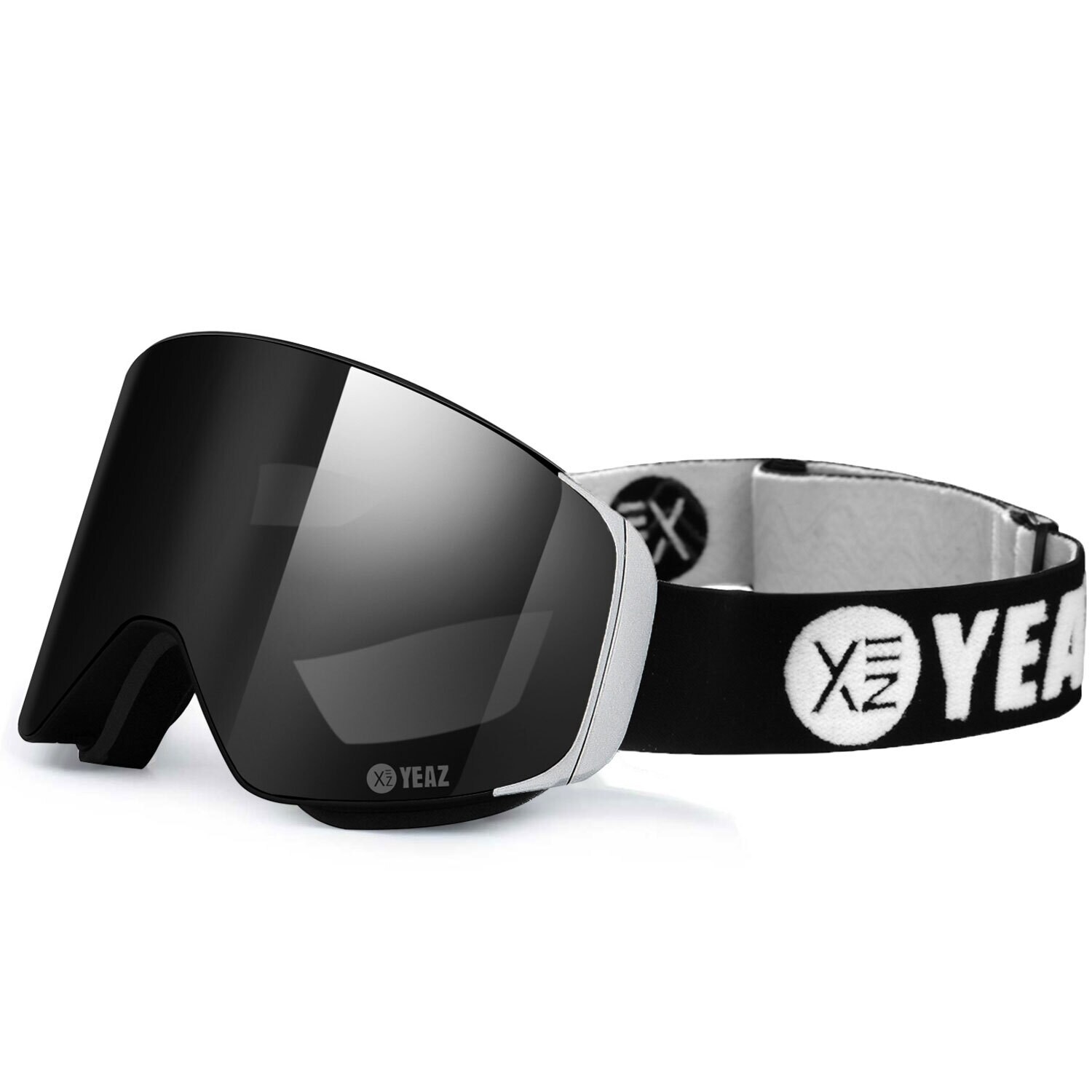 YEAZ Magnet-Ski-Snowboardbrille schwarz/silber APEX - Bild 1