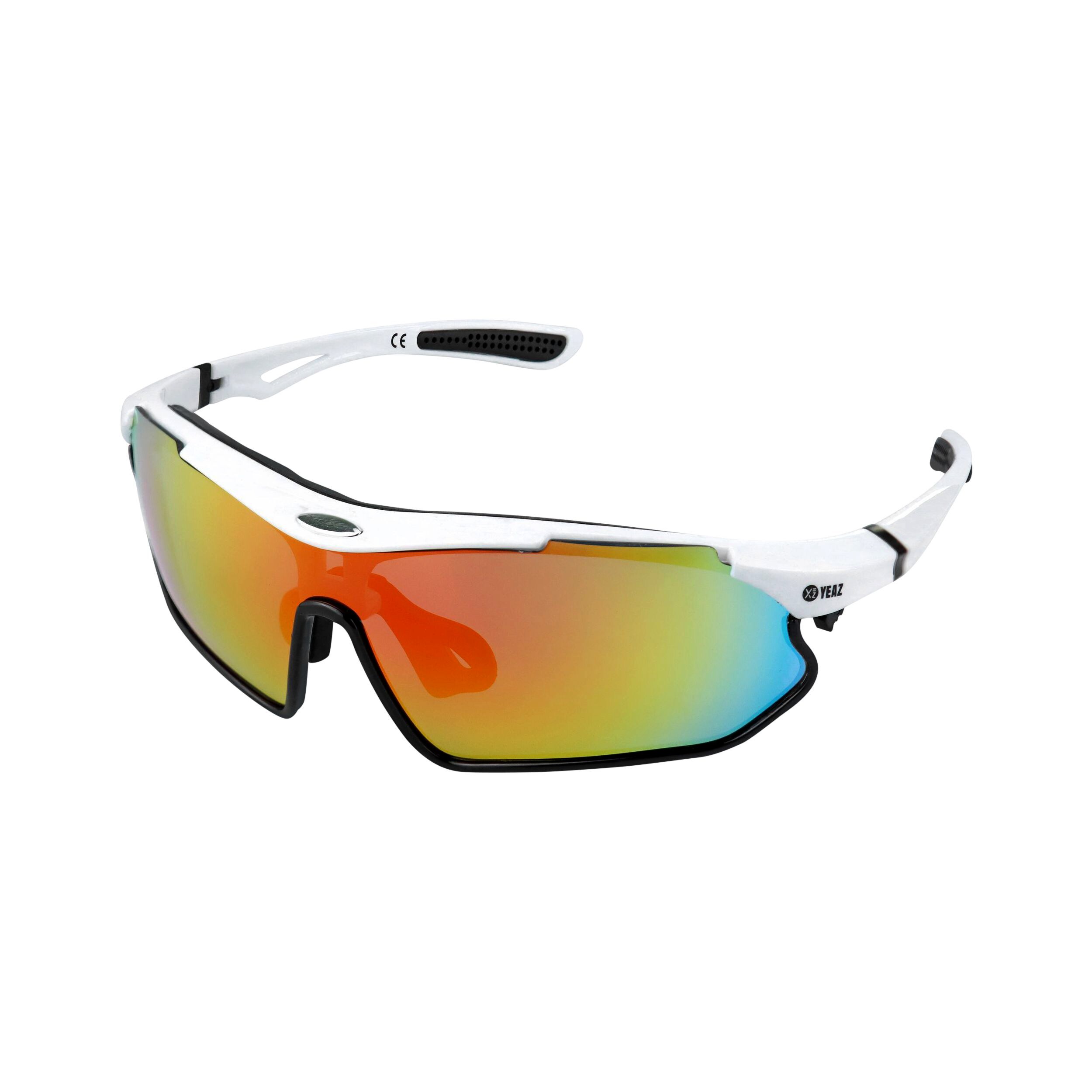 YEAZ Sport-Sonnenbrille wei&szlig;/schwarz/rot SUNRAY - Bild 1